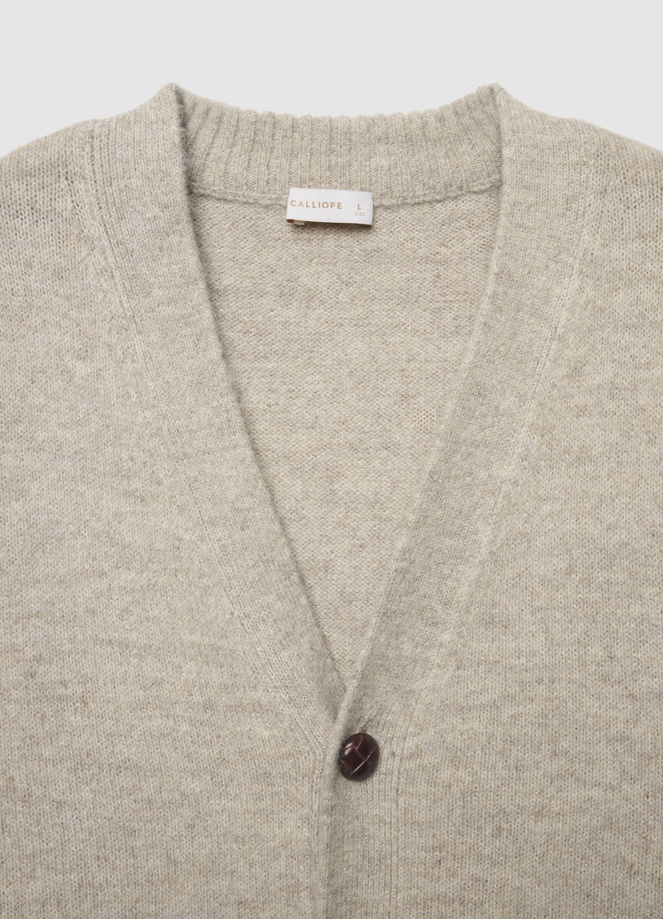 Cardigan con bottoni e scollo a V - Image 5