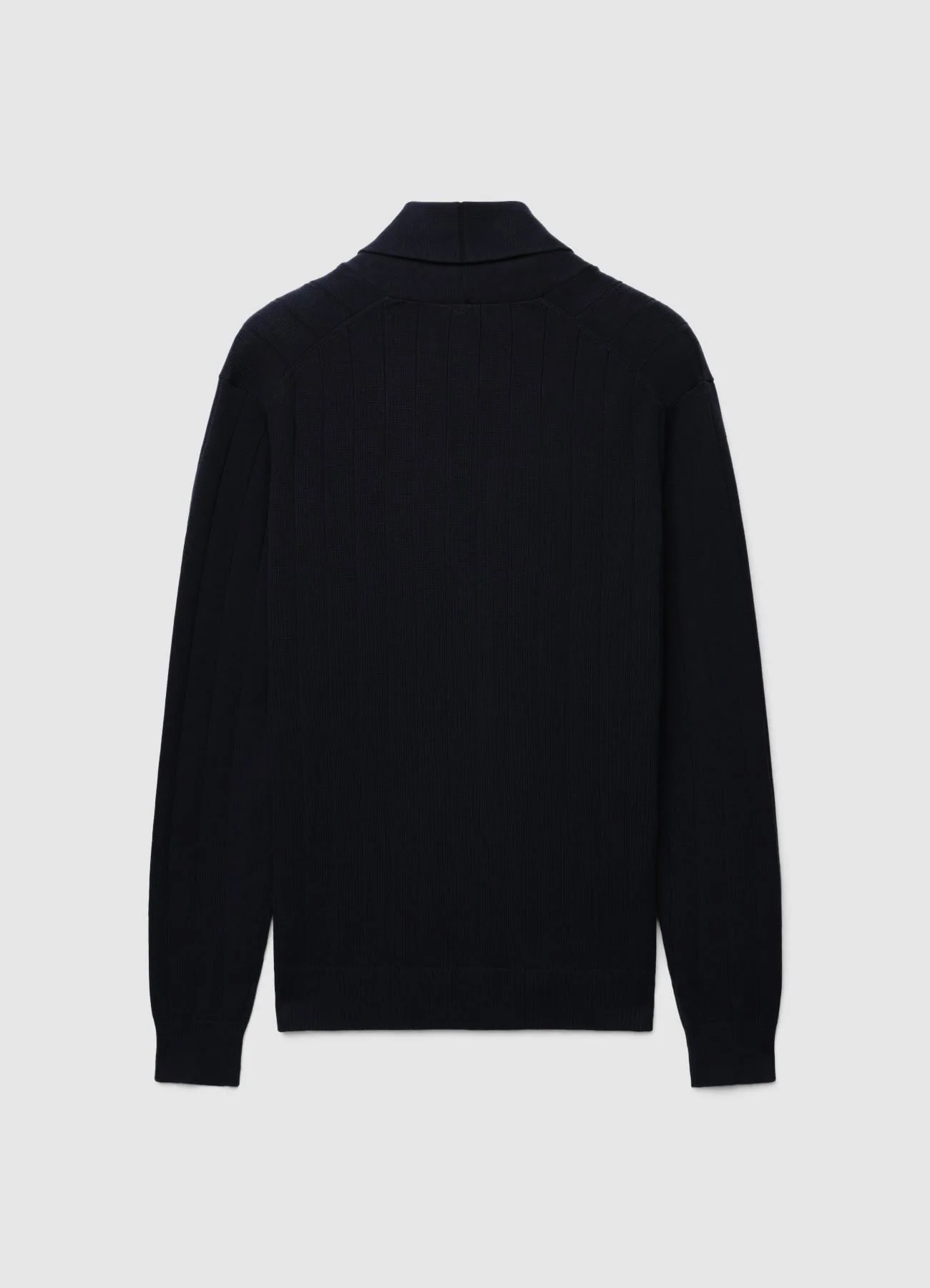 Cardigan con collo sciallato - Image 5