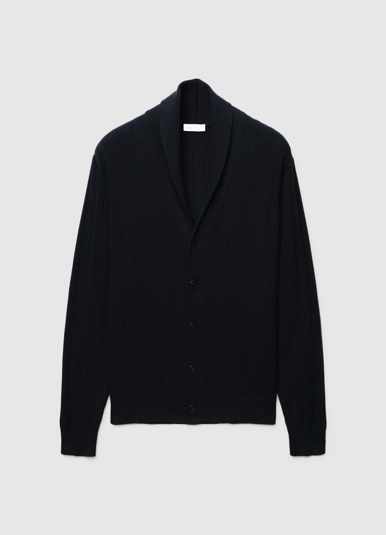 Cardigan con collo sciallato - Image 6