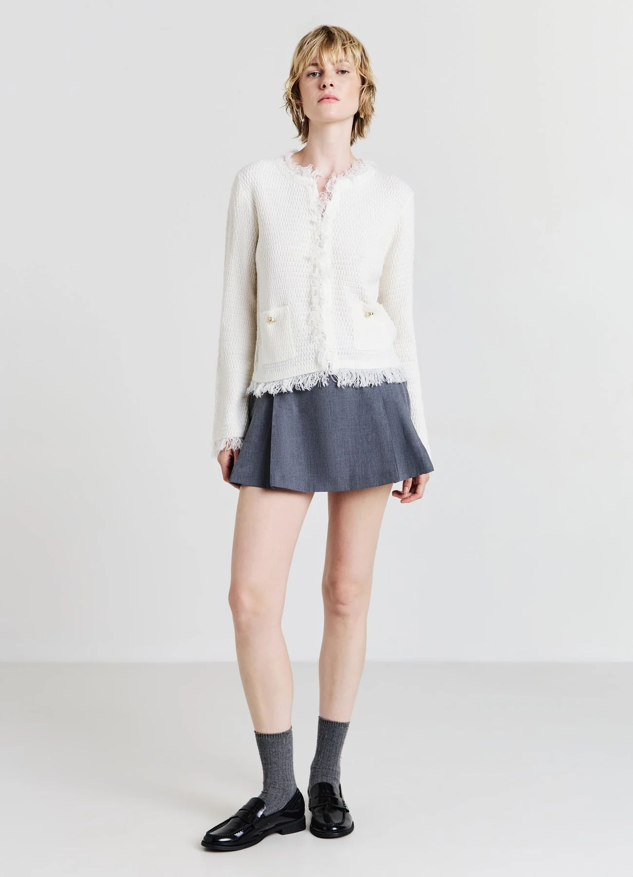 Cardigan con frange - Image 3