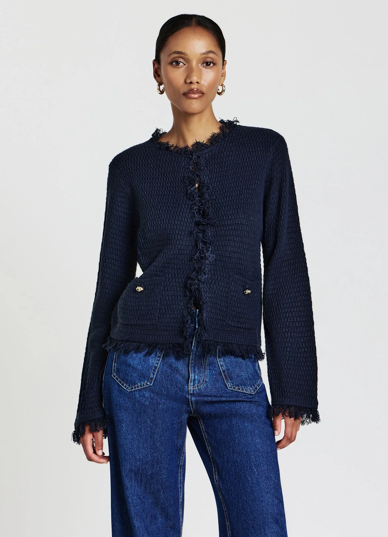 Cardigan con frange - Image 2