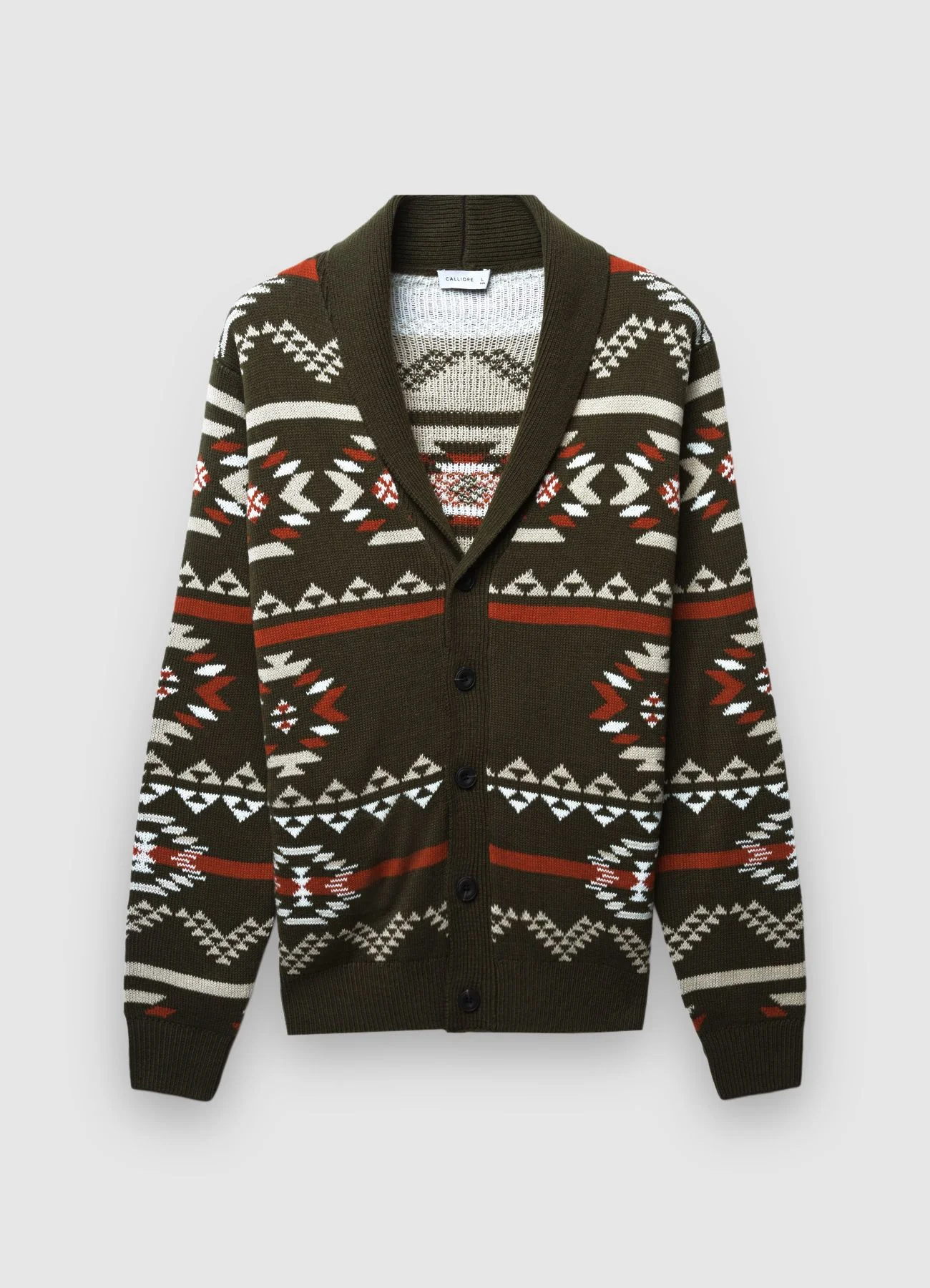 Cardigan con motivo navajo - Image 5