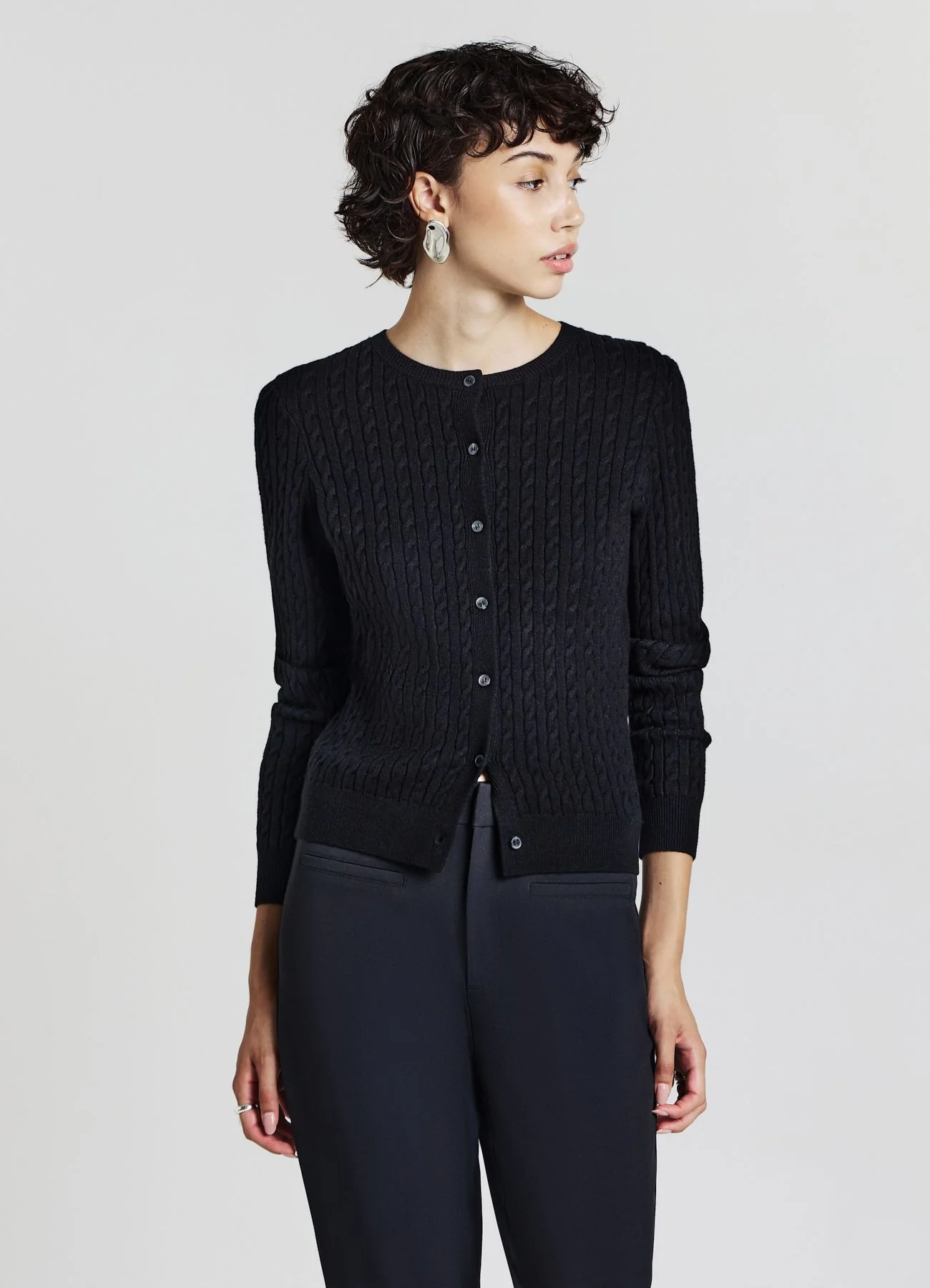 Cardigan con trecce - Image 3