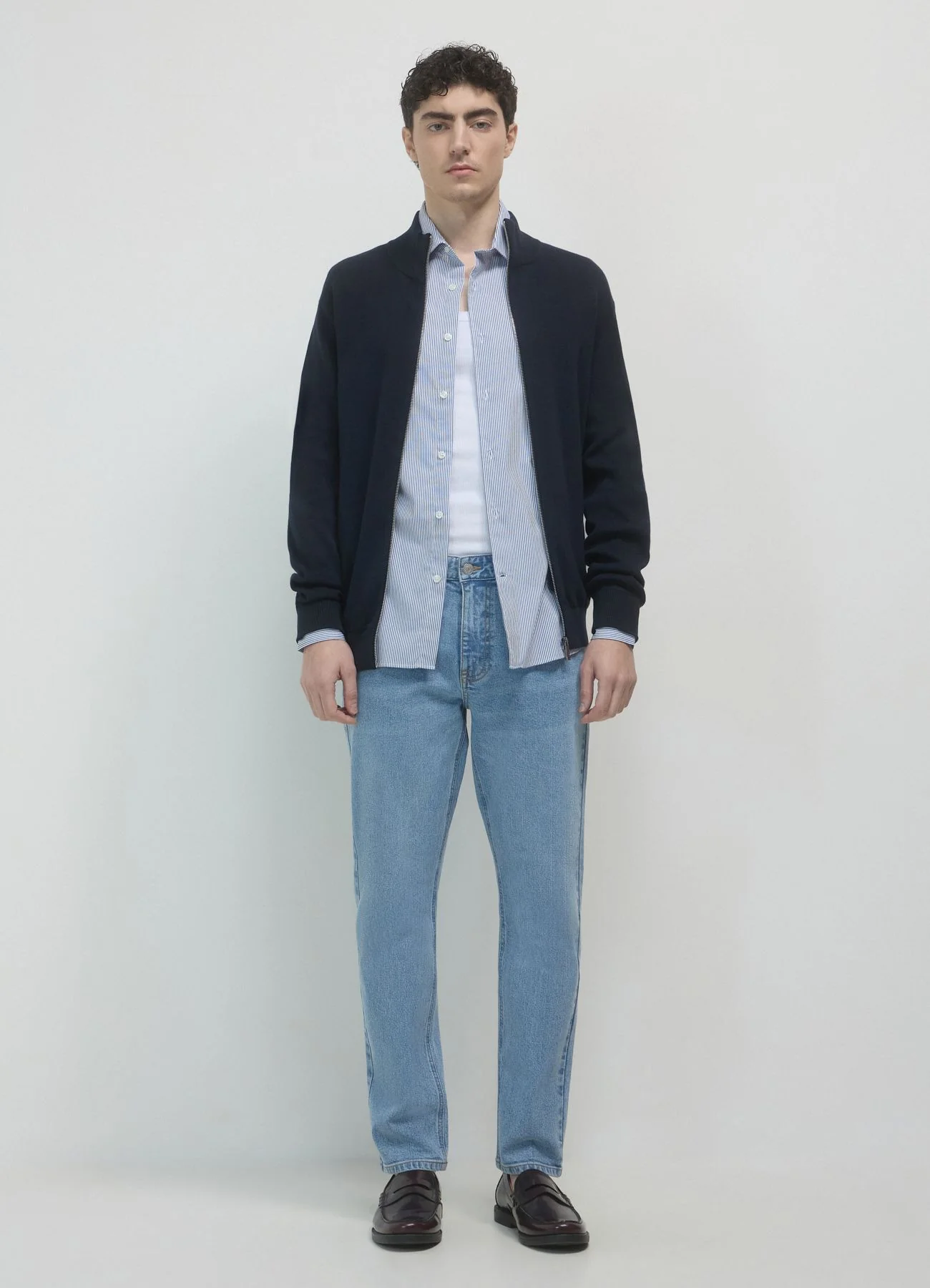 Cardigan con zip - Image 2