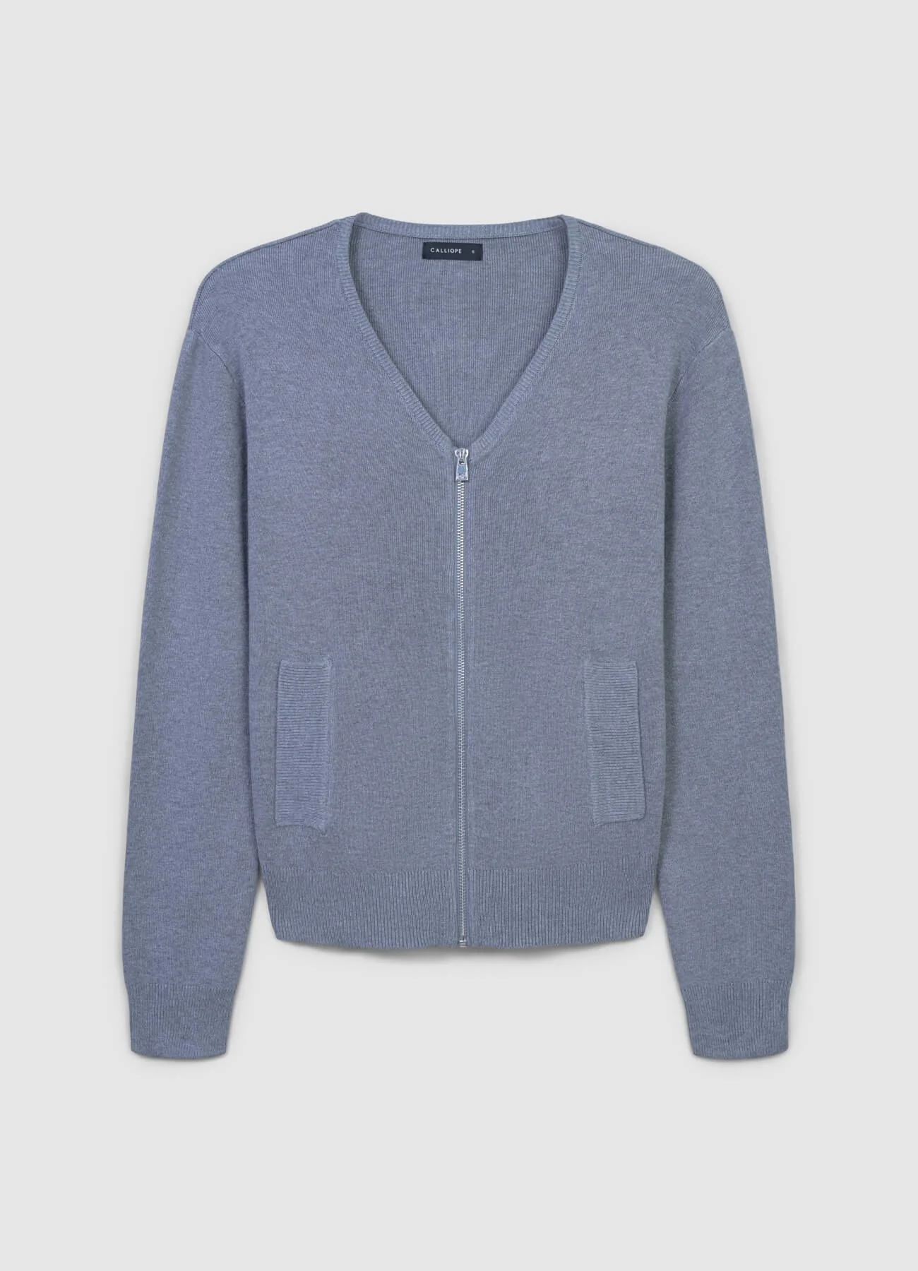 Cardigan oversize con zip - Image 5