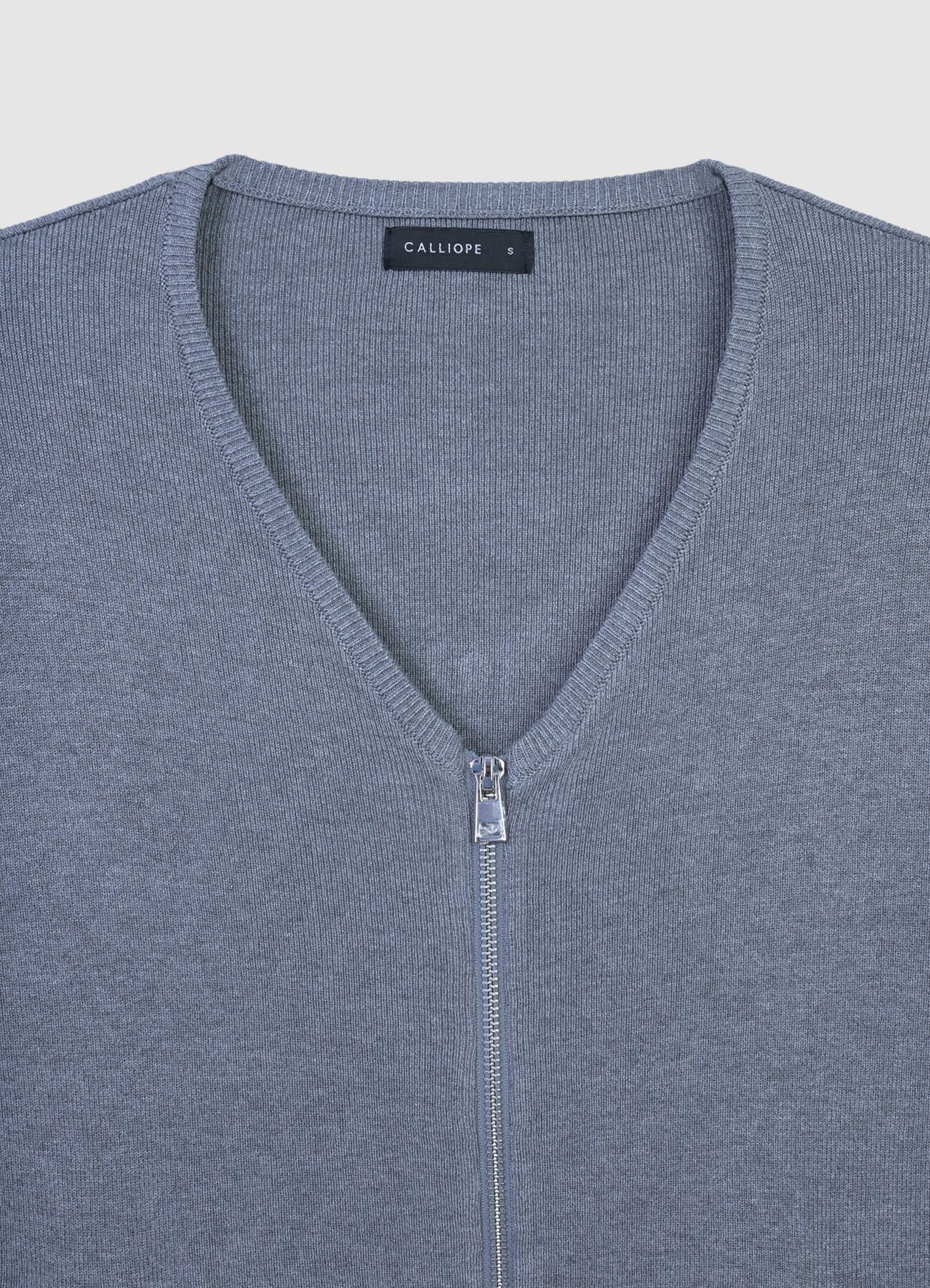 Cardigan oversize con zip - Image 6