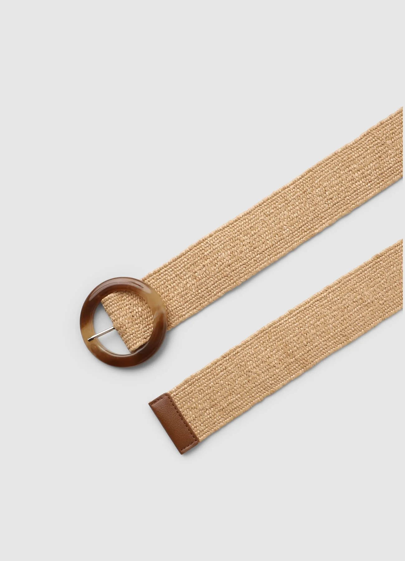 Cintura elasticizzata similpaglia