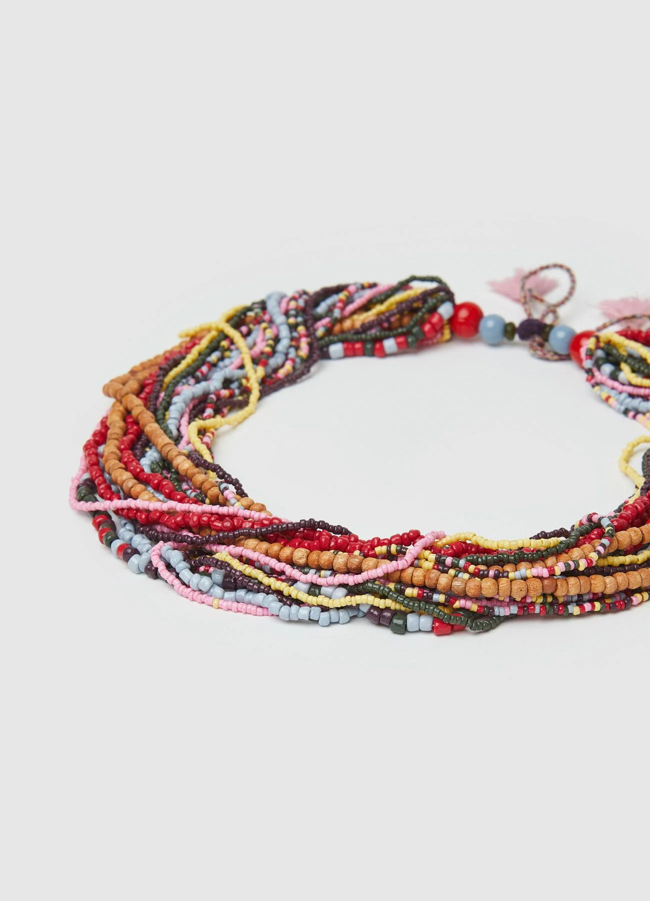 Collana girocollo con fili di perline - Image 3