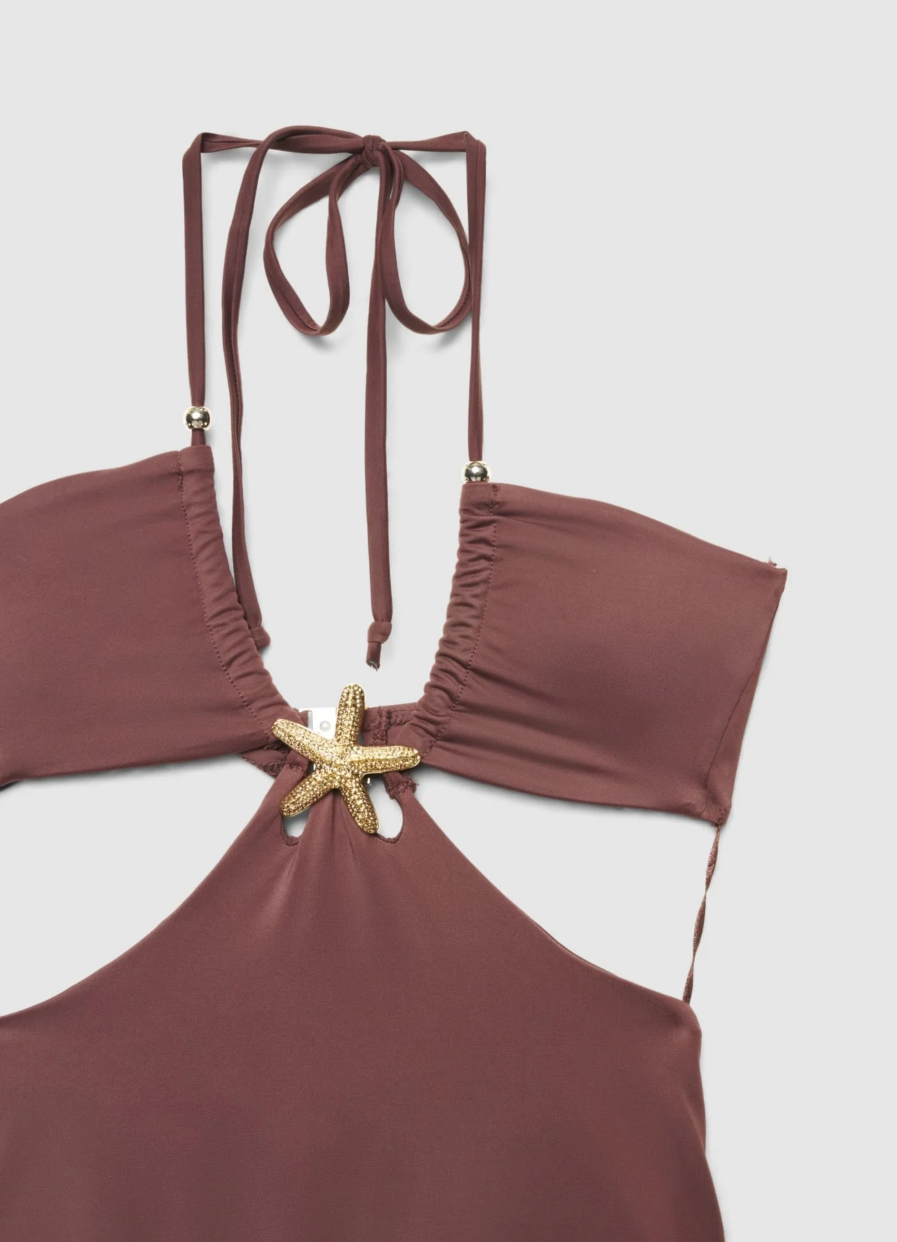 Costume intero con cut-out e stella marina - Image 5