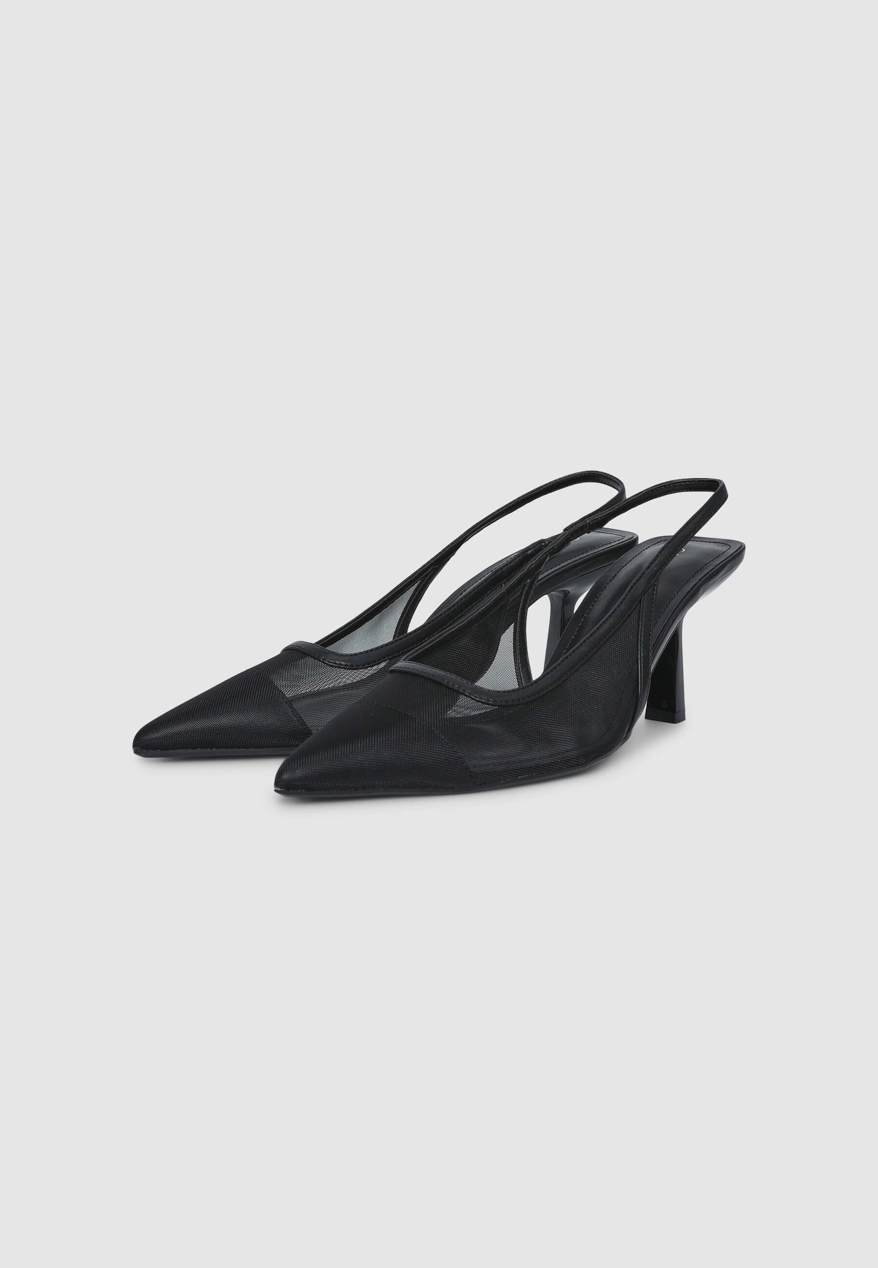 Décolleté slingback a rete - Image 4