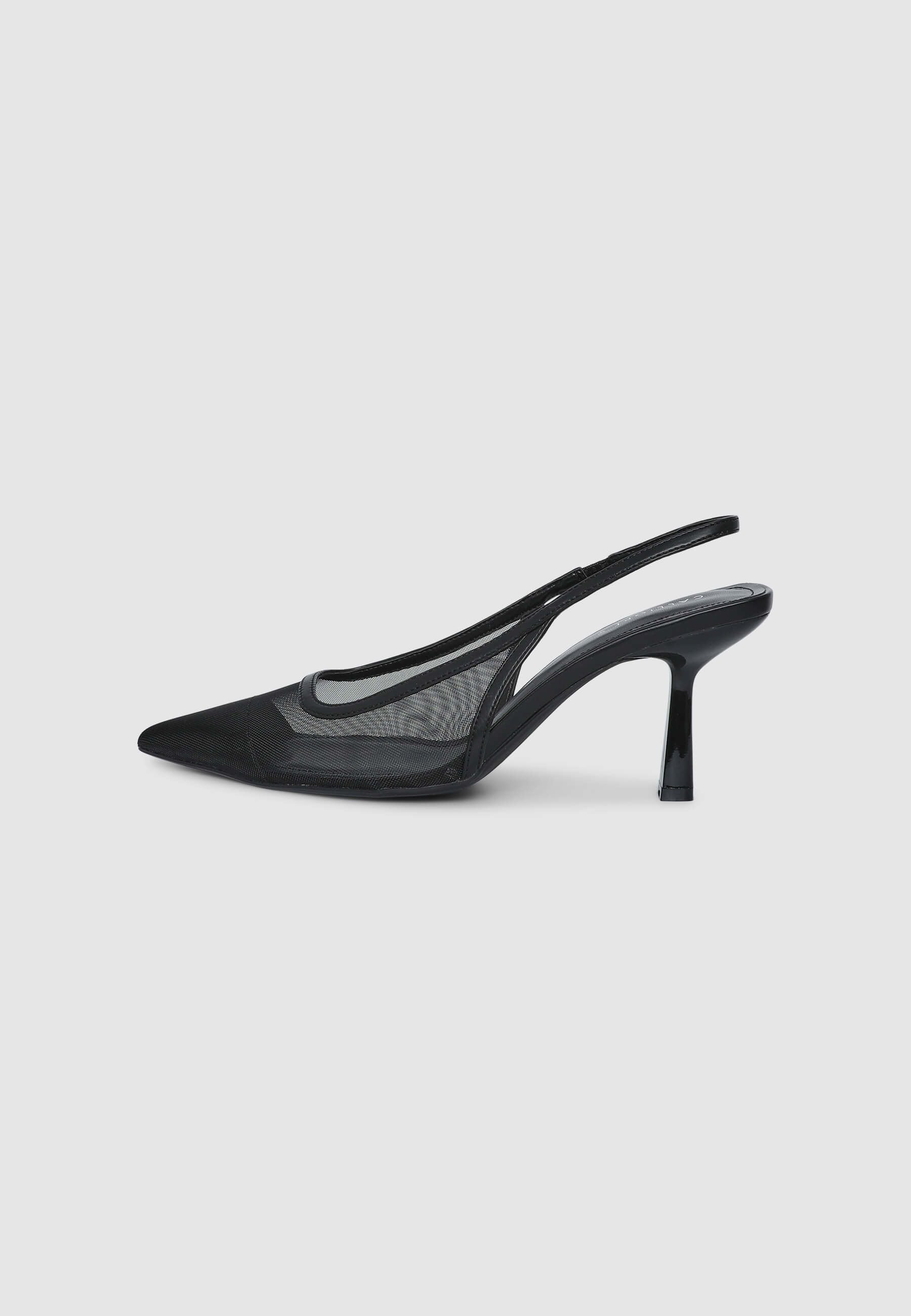 Décolleté slingback a rete - Image 5