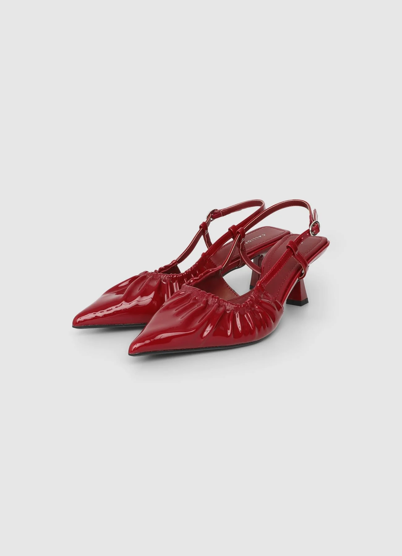 Décolleté slingback arricciata - Image 2