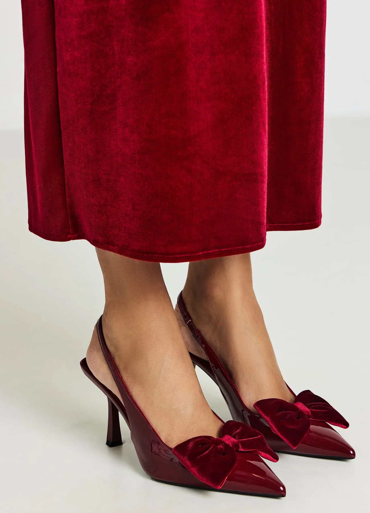 Decolleté slingback con fiocco - Image 2