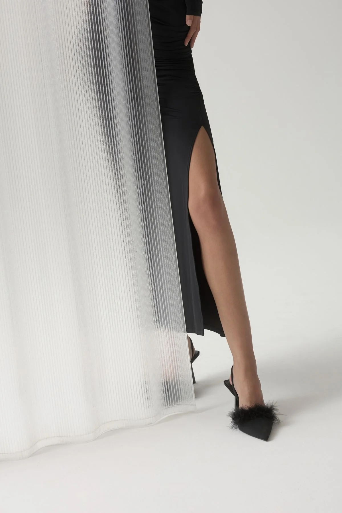 Décolleté slingback piuma - Image 7