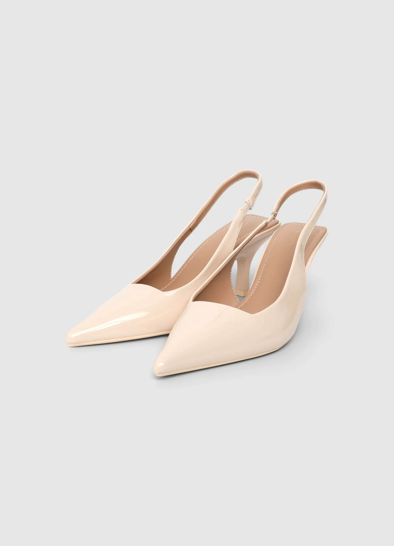 Décolleté slingback tinta unita