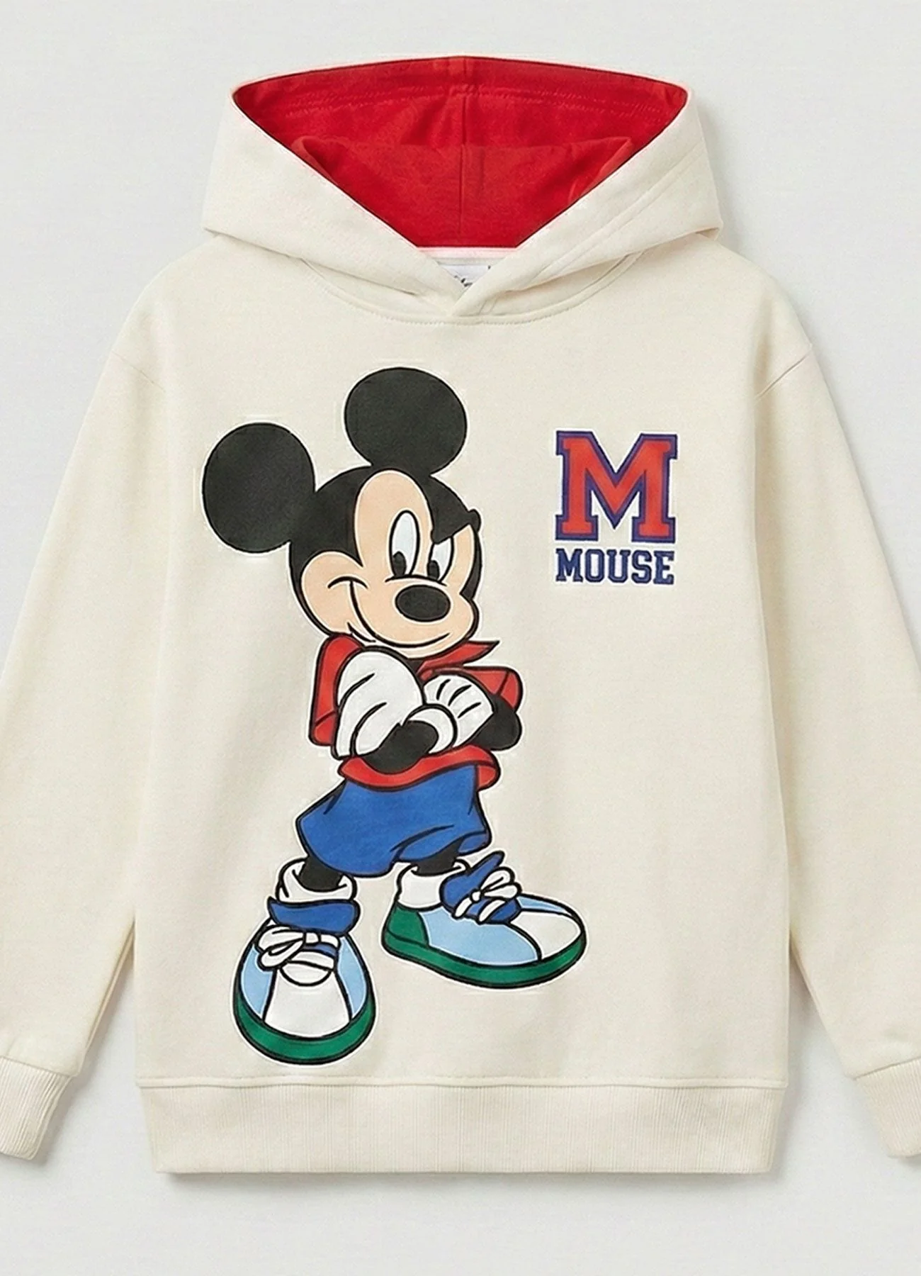 Felpa con cappuccio e stampa Mickey Mouse - Image 3