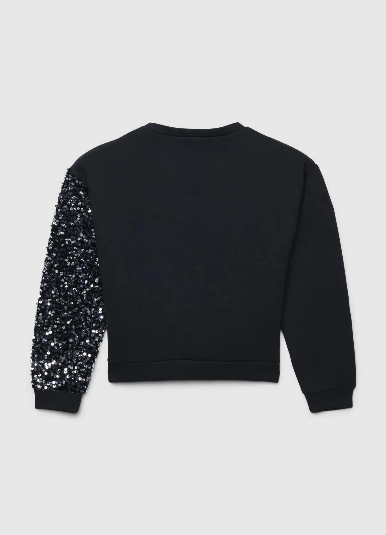 Felpa con stella paillettes