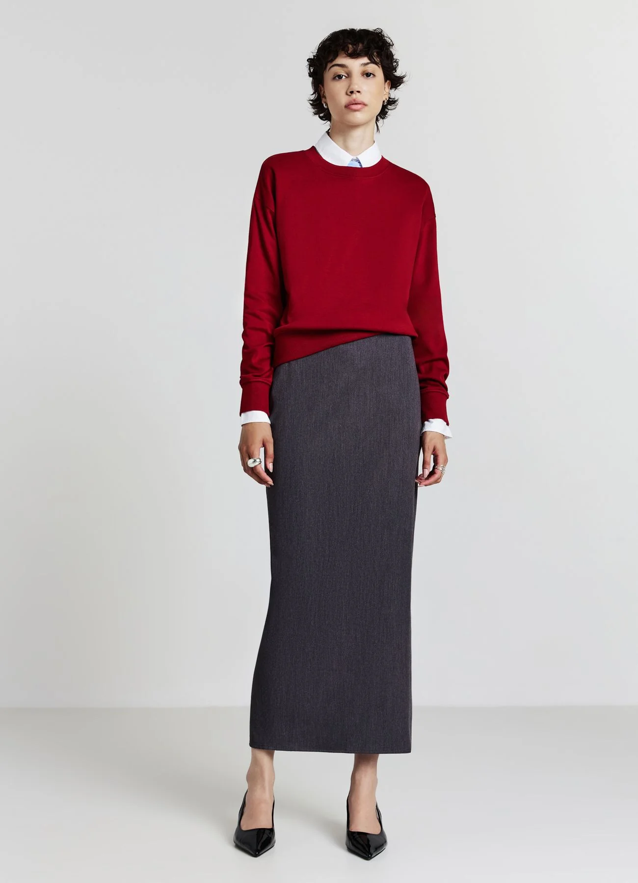 Felpa girocollo basic - Image 3
