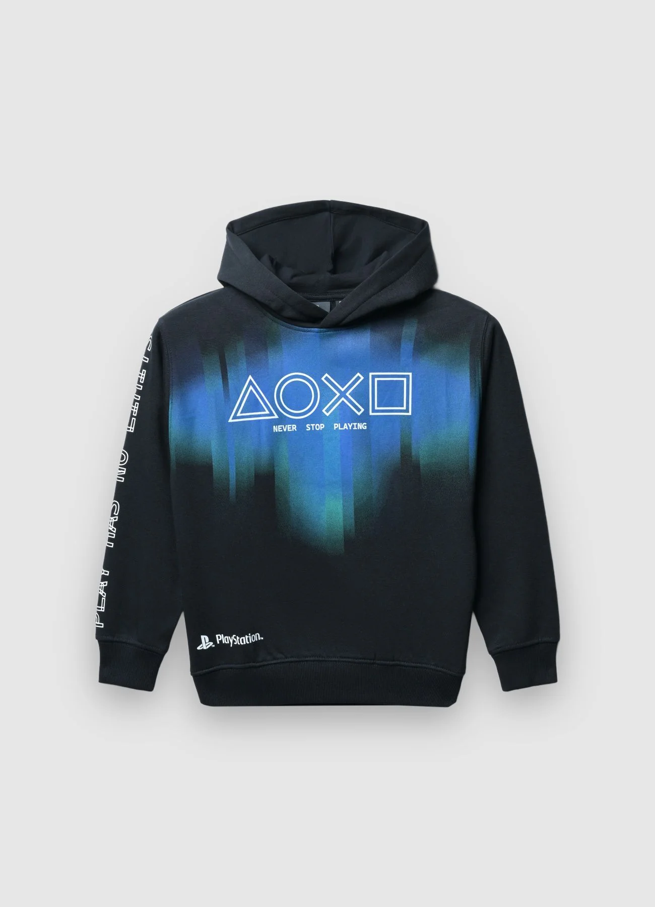 Felpa oversize con cappuccio stampa PlayStation - Image 4