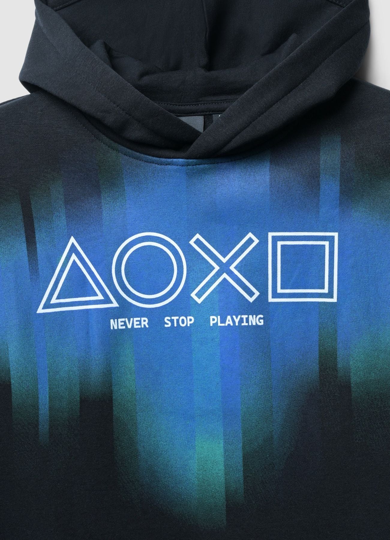Felpa oversize con cappuccio stampa PlayStation - Image 6