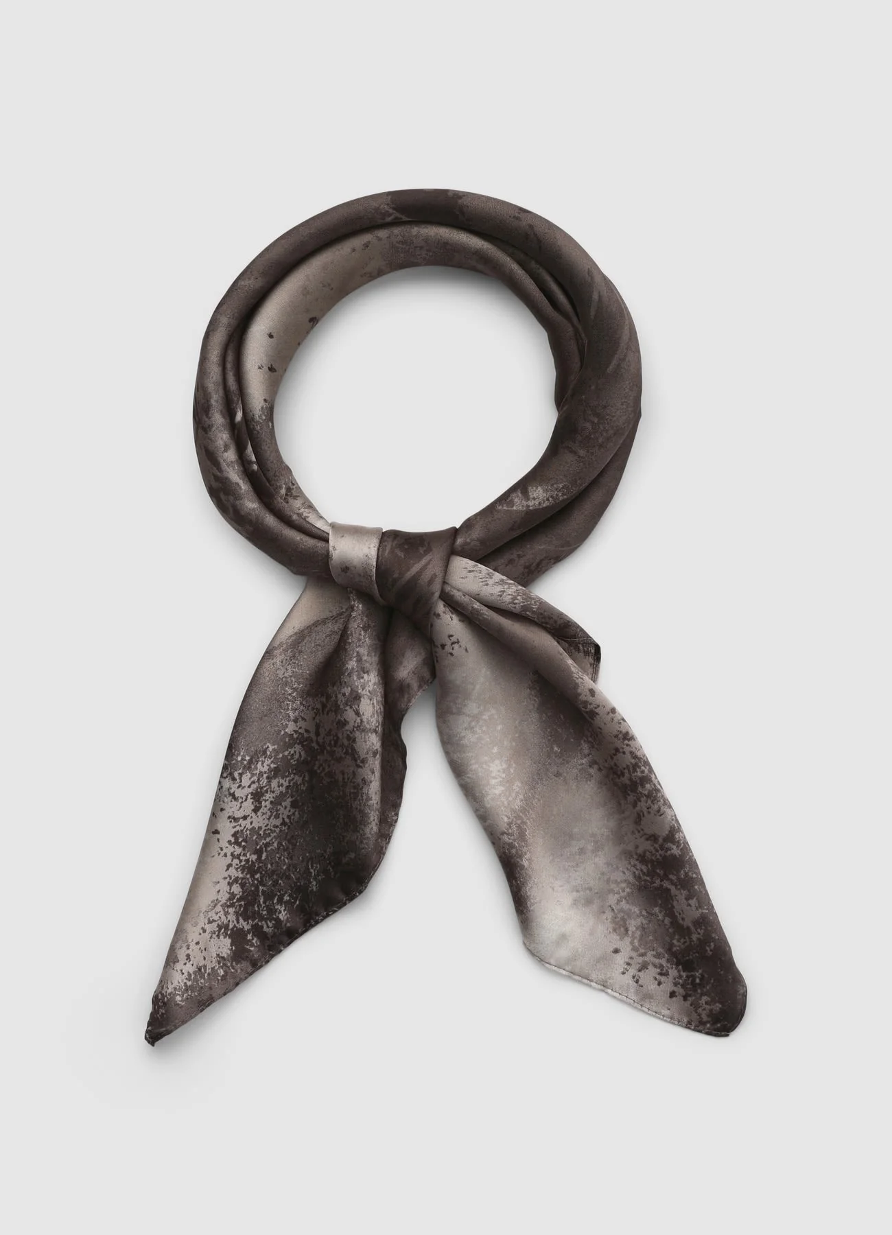 Foulard con stampa fantasia sfumata - Image 3
