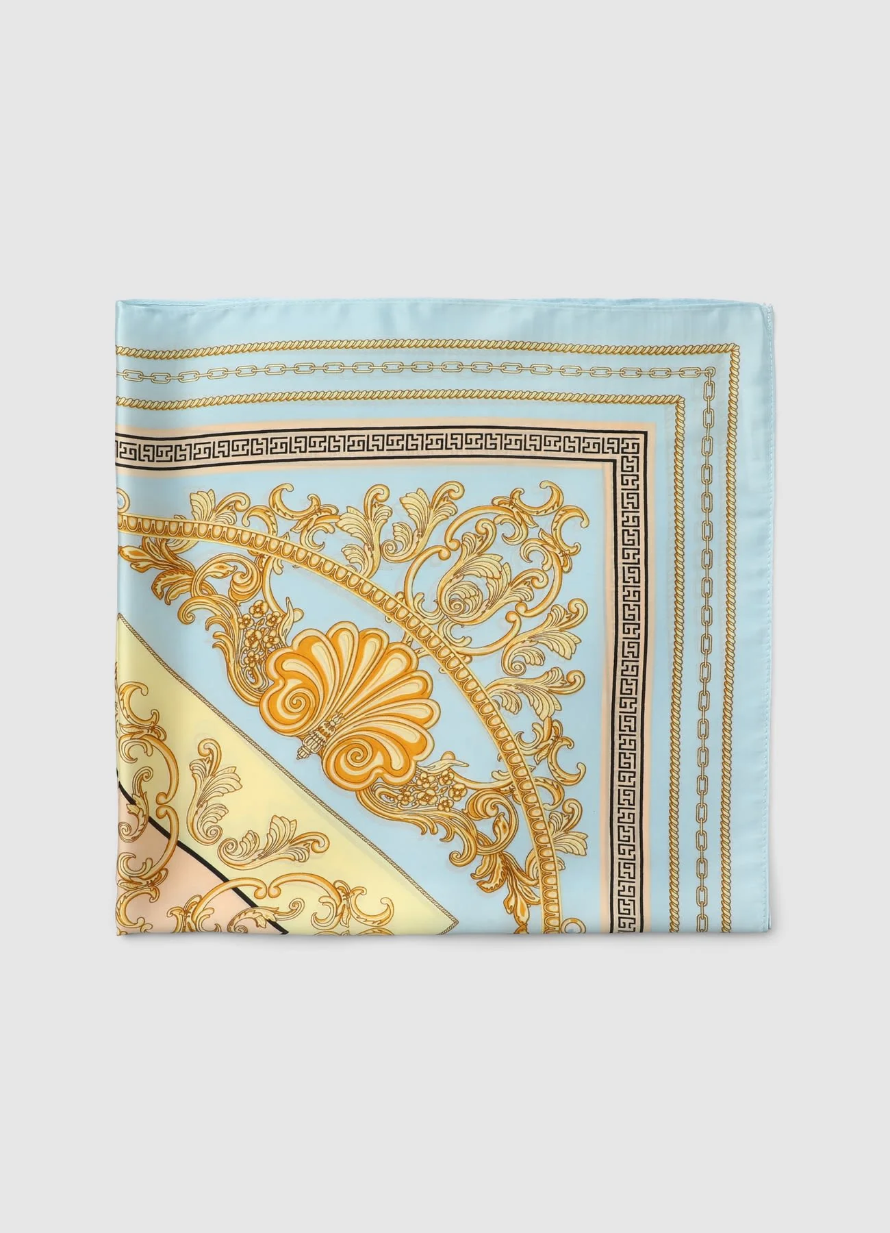 Foulard con stampa greca - Image 2