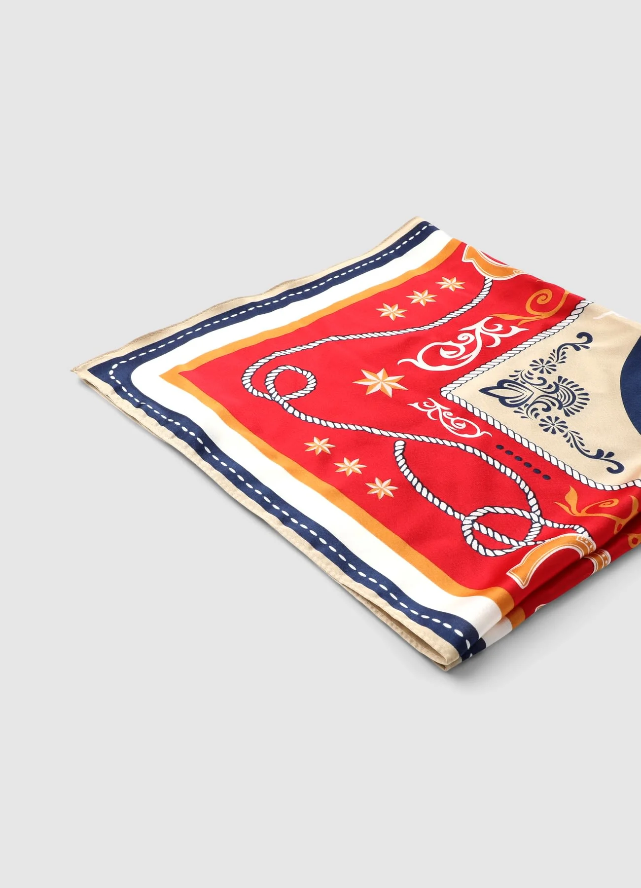 Foulard con stampa western - Image 3
