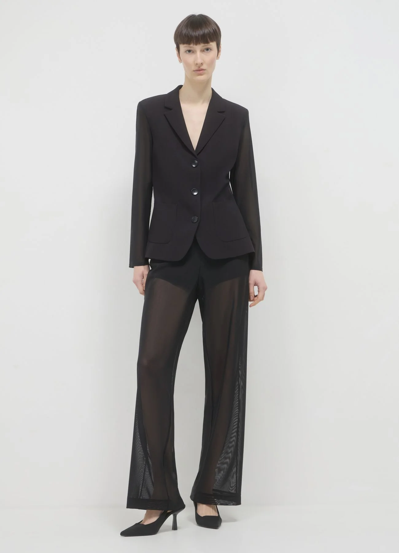 Giacca bitessuto tulle - Image 4