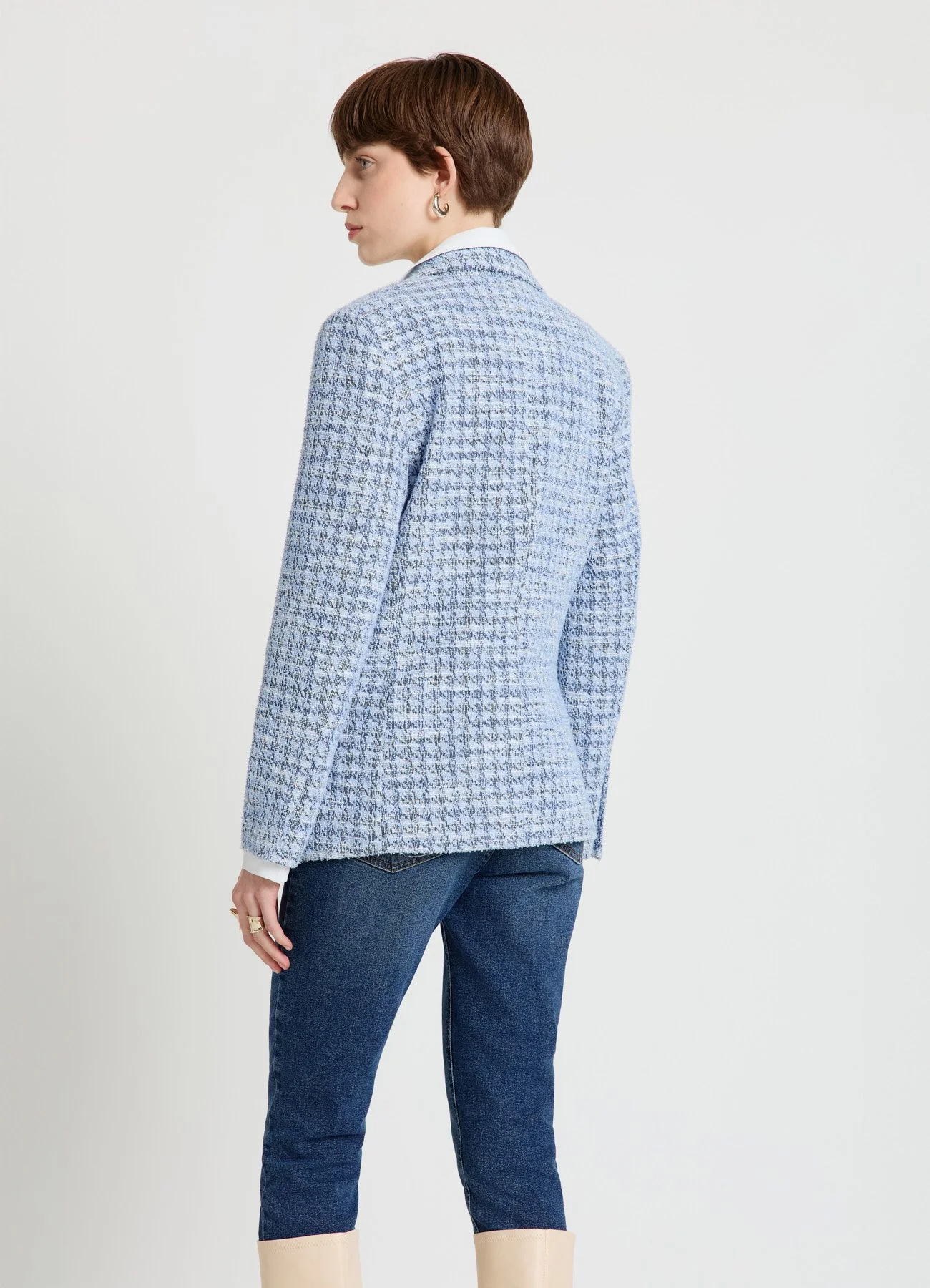 Giacca doppiopetto in tweed - Image 2
