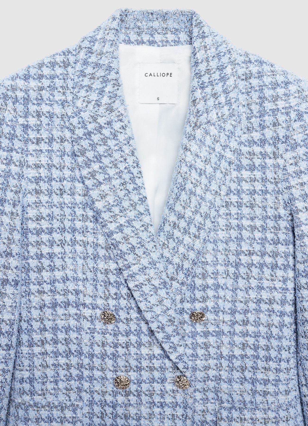 Giacca doppiopetto in tweed - Image 6