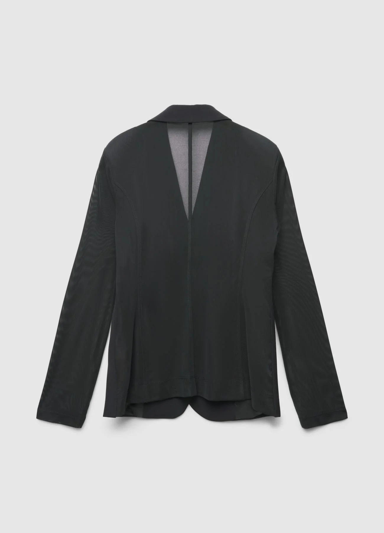 Giacca monopetto con maniche in tulle - Image 6