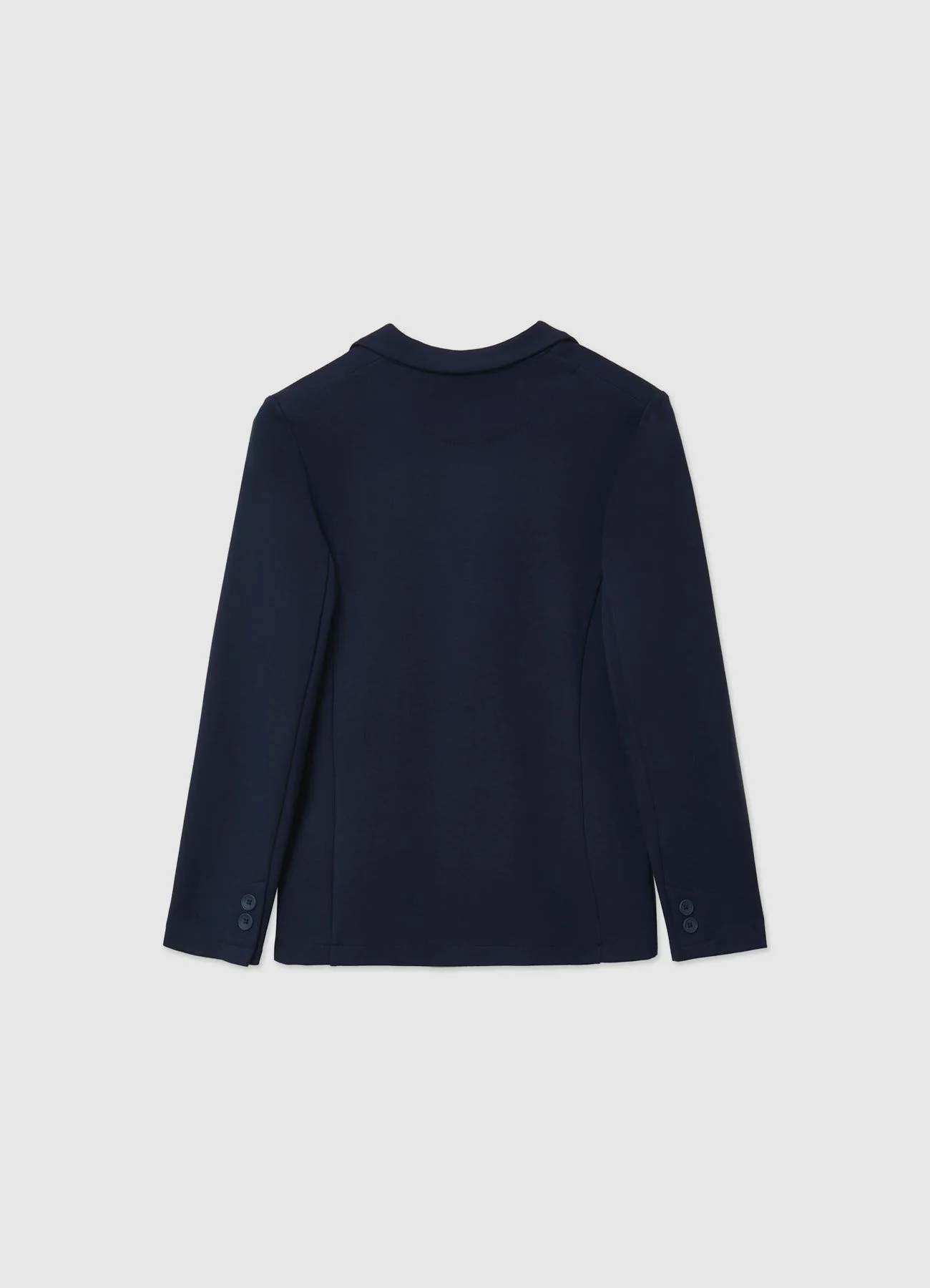 Giacca monopetto con revers e tasche a filetto
