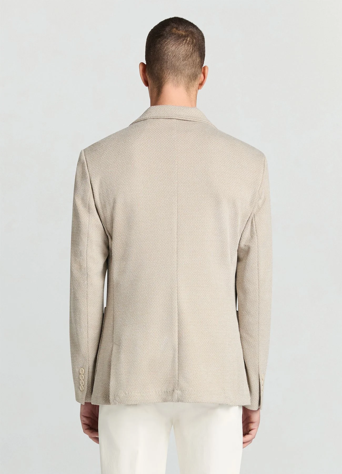 Giacca monopetto jacquard