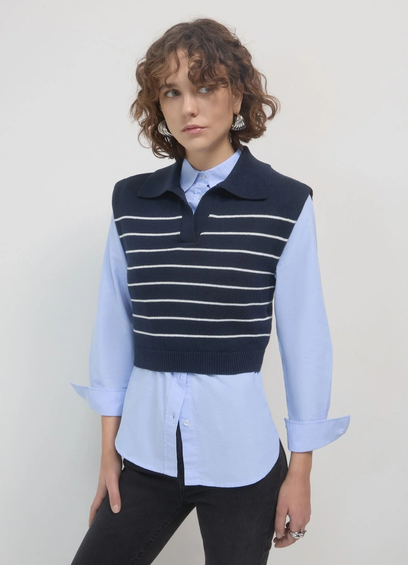 Gilet a righe