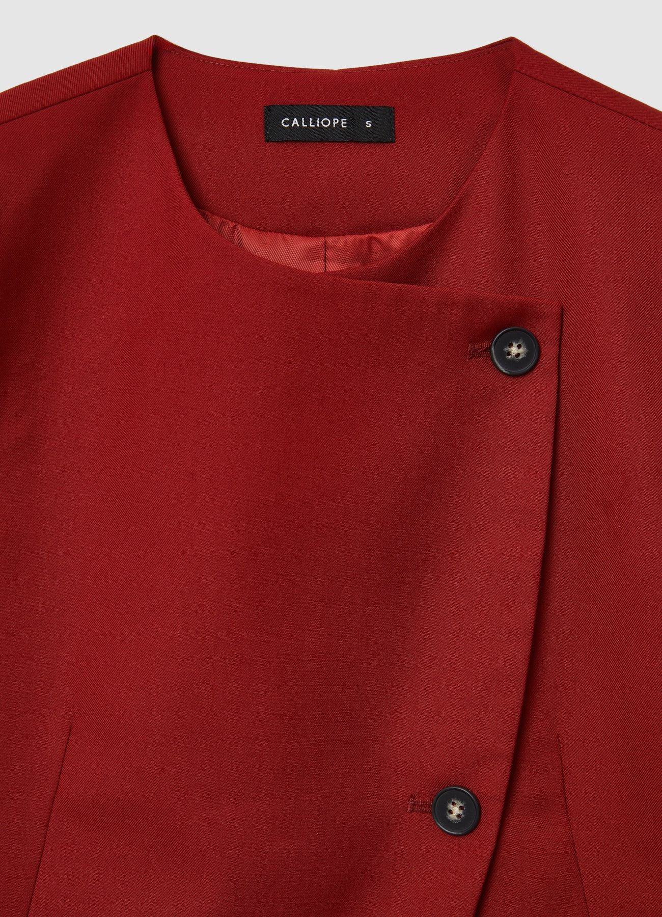 Gilet asimmetrico con bottoni - Image 6