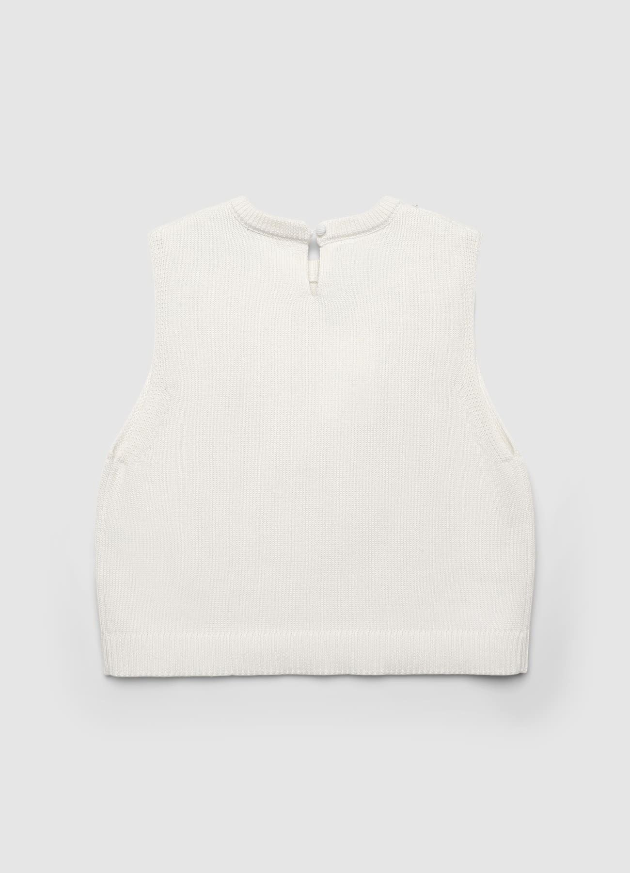 Gilet con applicazioni al collo - Image 4