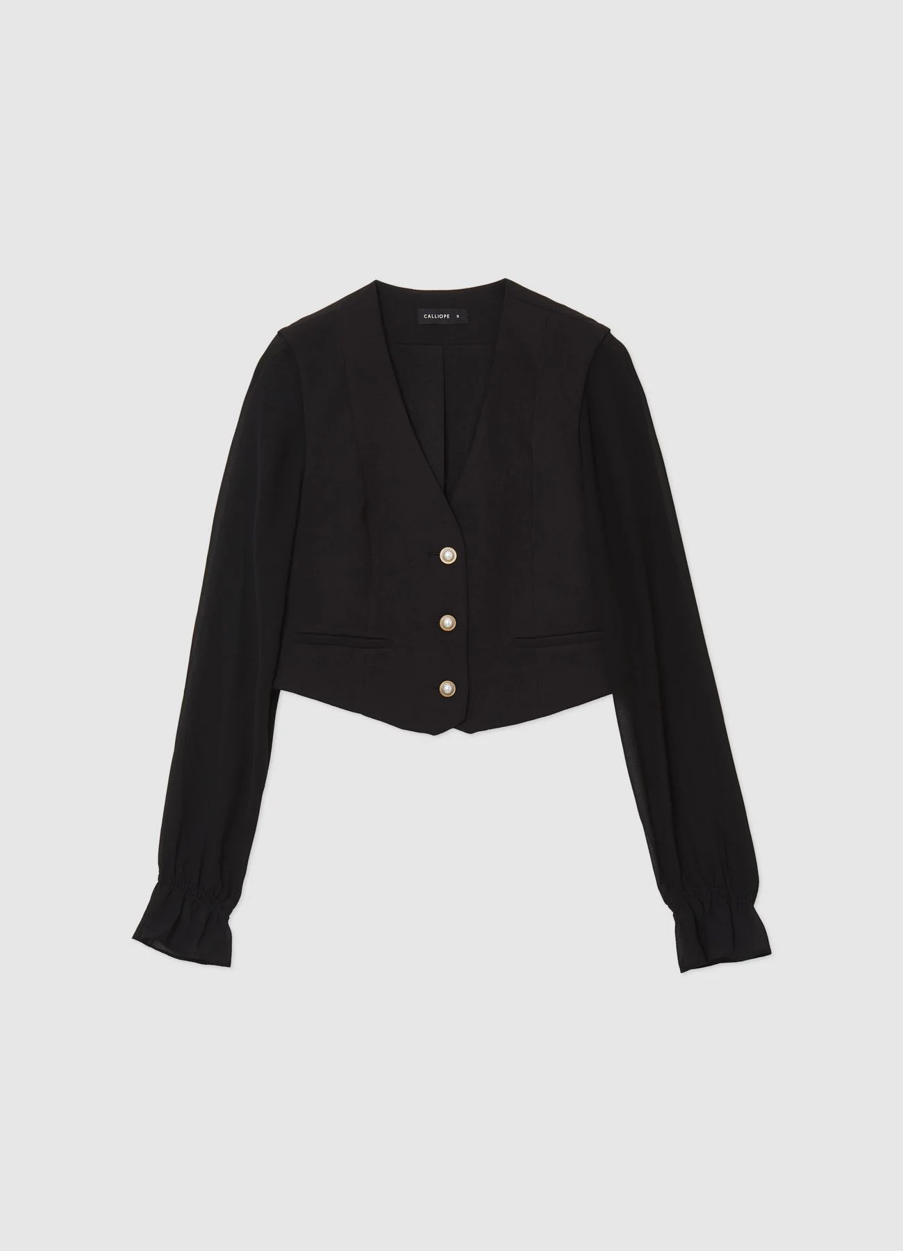 Gilet con maniche trasparenza - Image 5