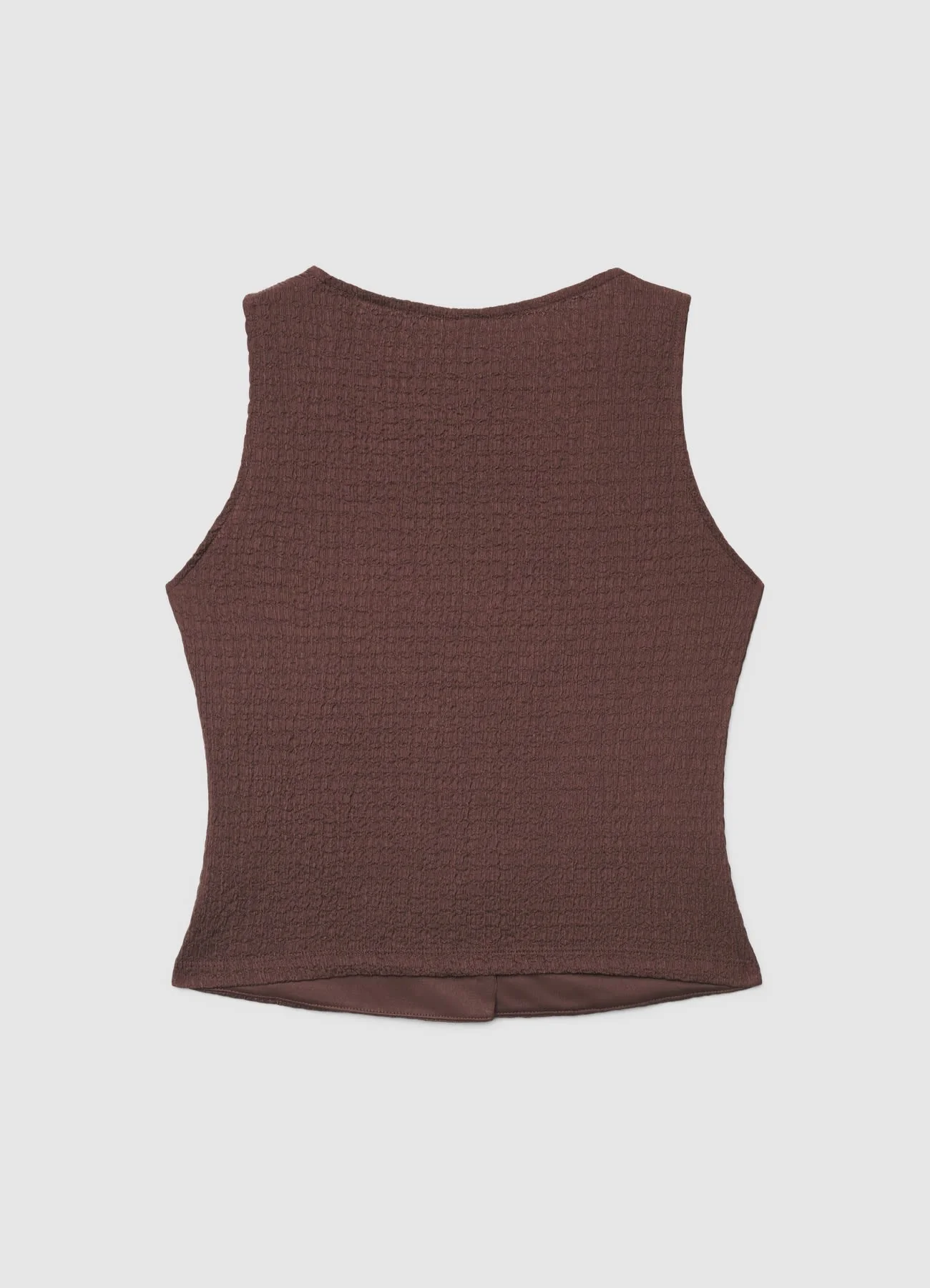 Gilet con scollo a V e bottoni - Image 6