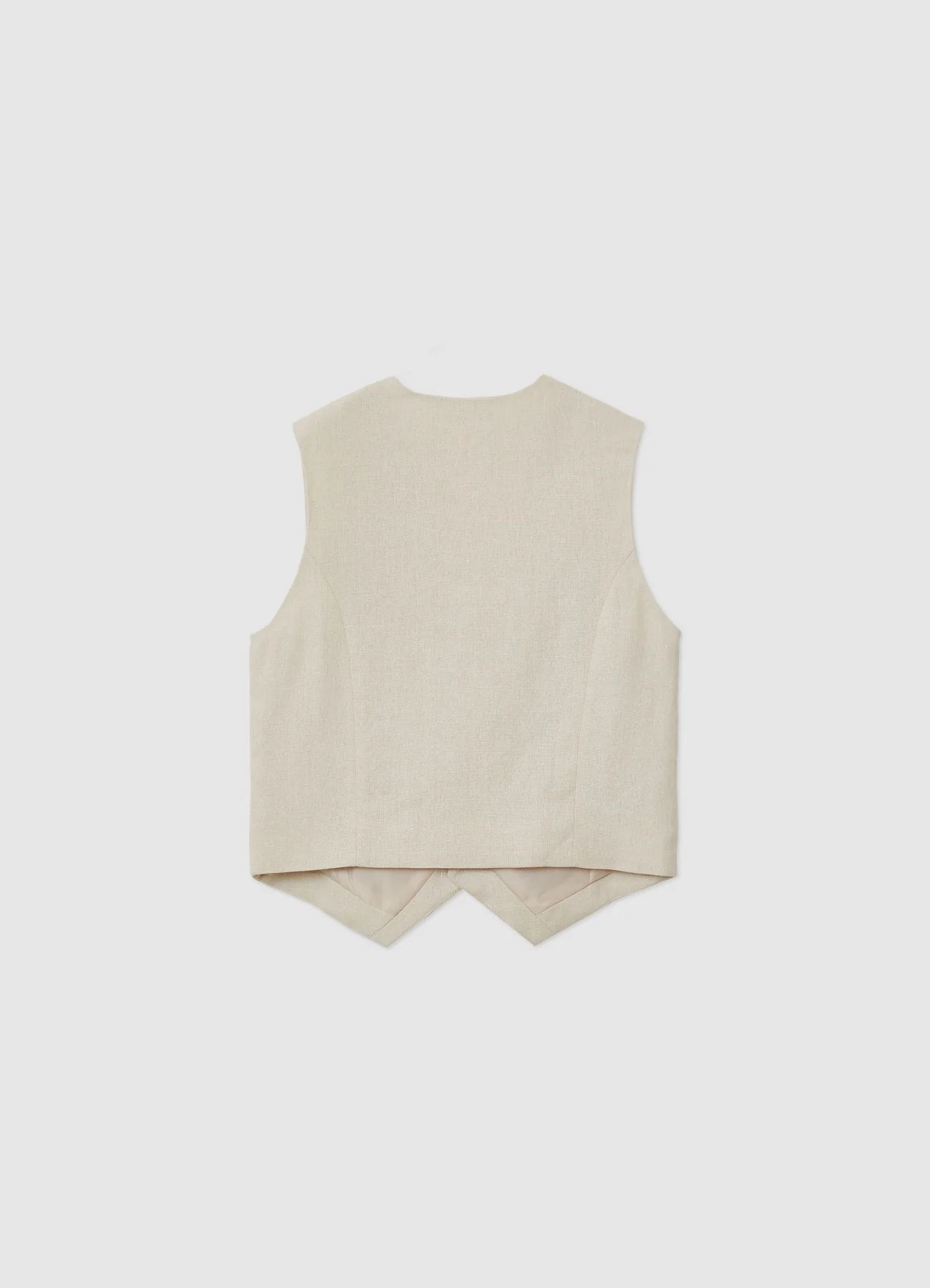 Gilet con scollo a V e bottoni