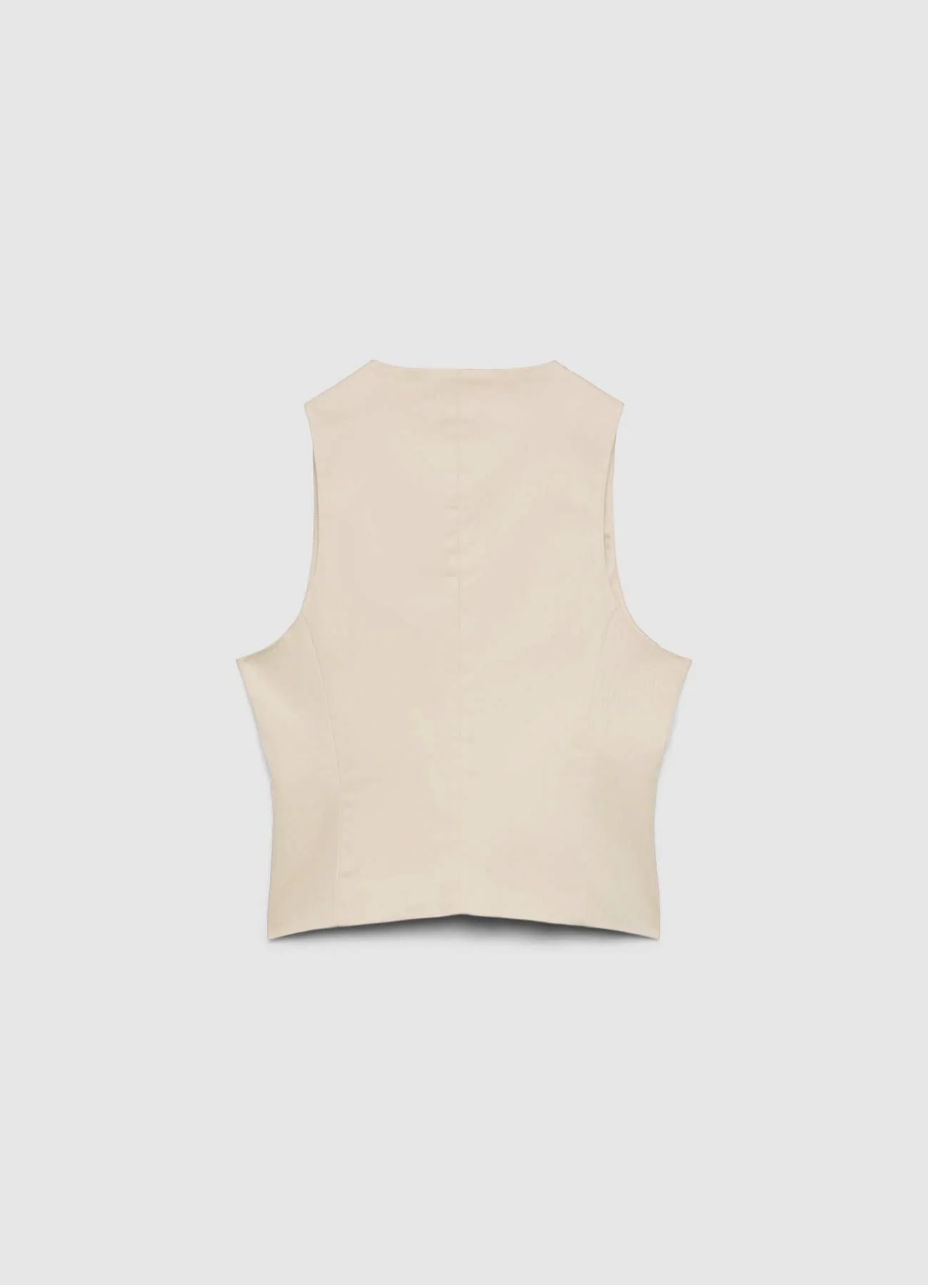 Gilet con scollo a v e bottoni - Image 4