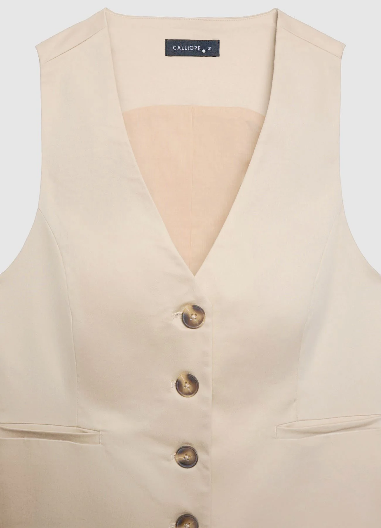 Gilet con scollo a v e bottoni - Image 6