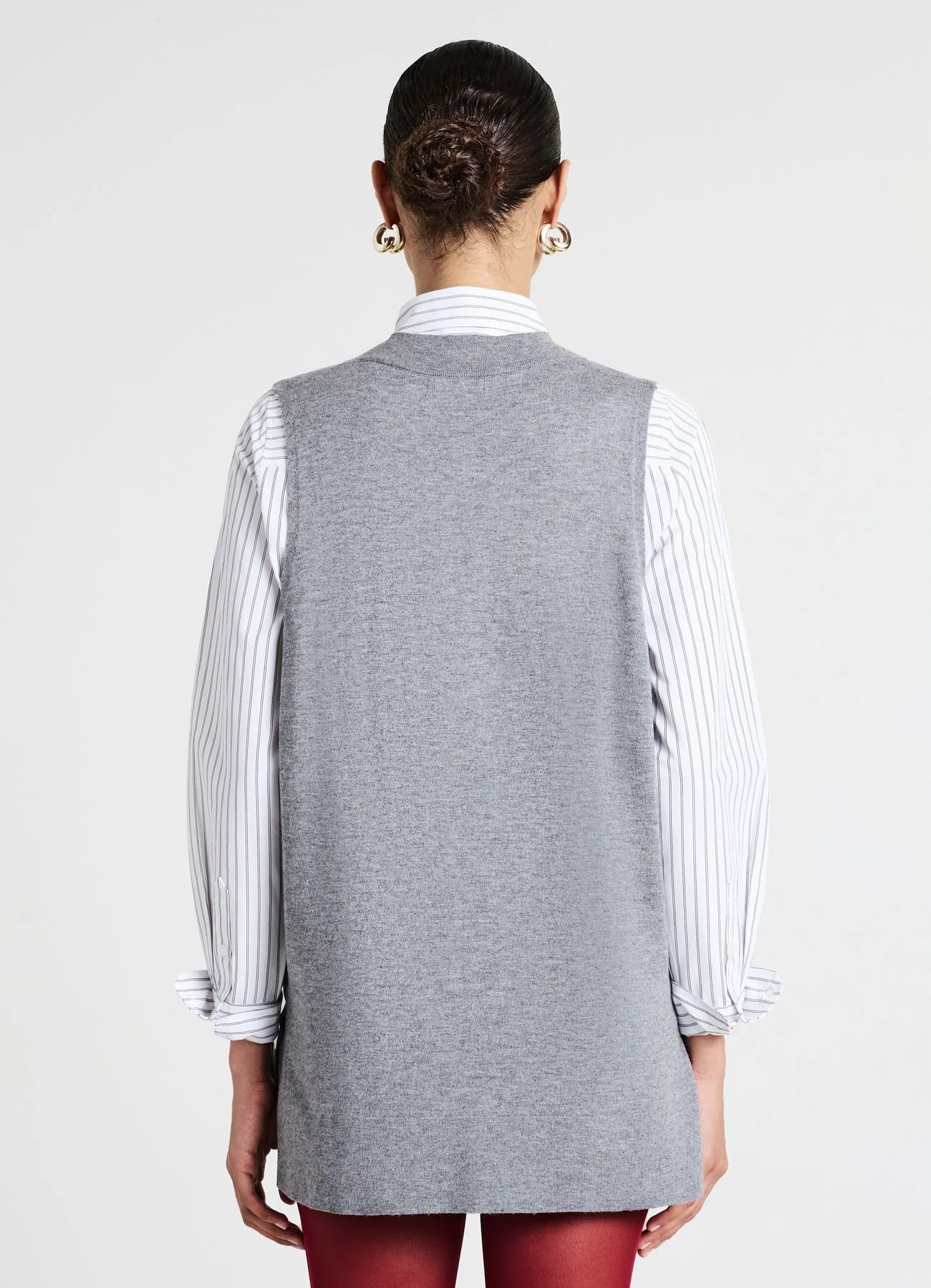 Gilet con scollo a V - Image 2