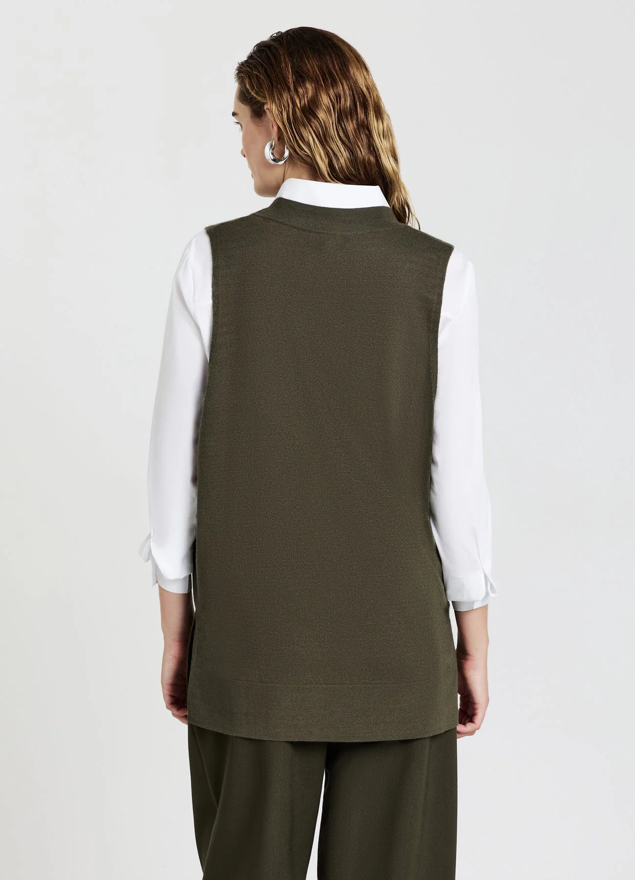 Gilet con scollo a V - Image 2