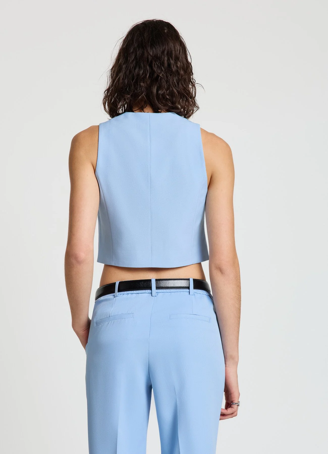 Gilet corto con bottoni - Image 3