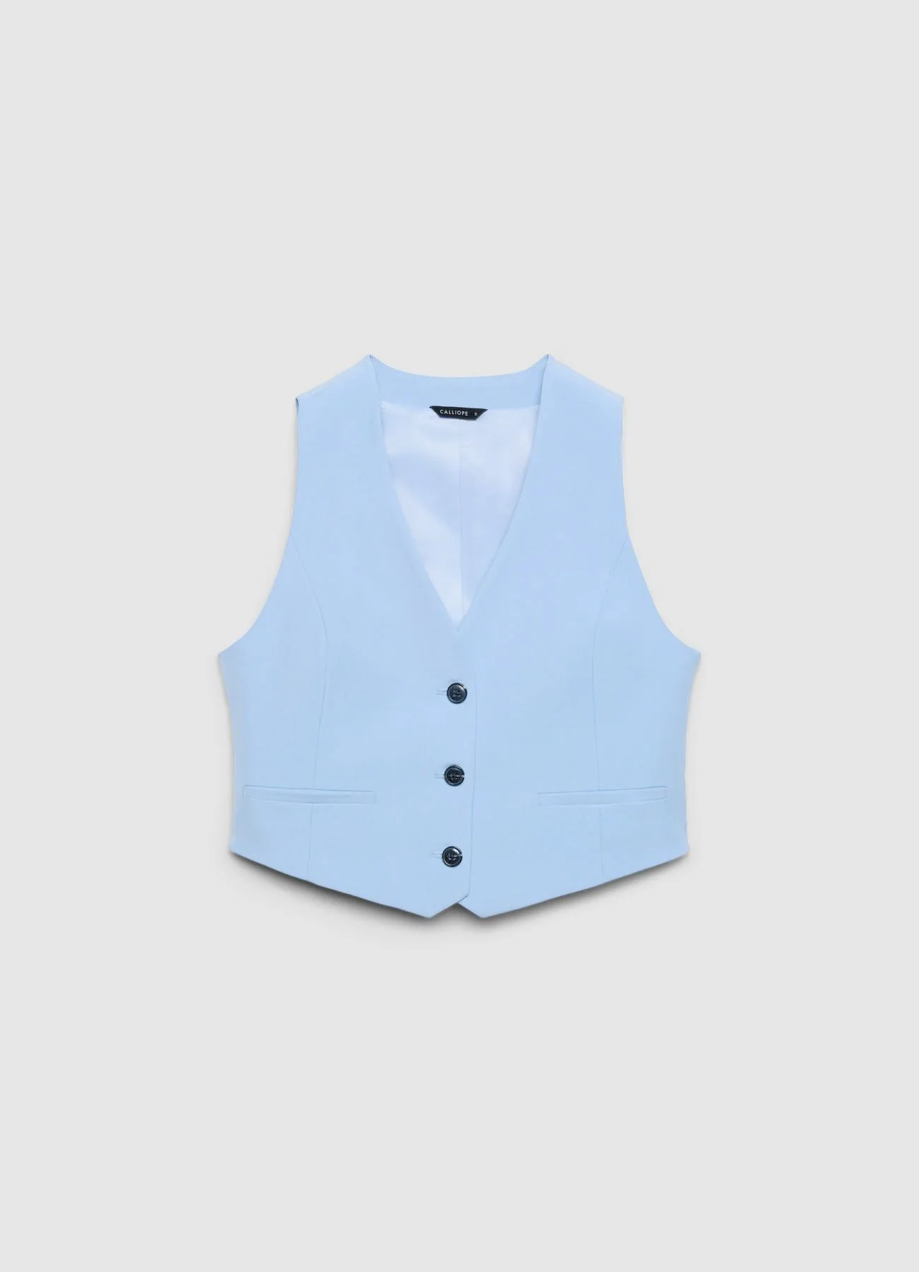 Gilet corto con bottoni - Image 4
