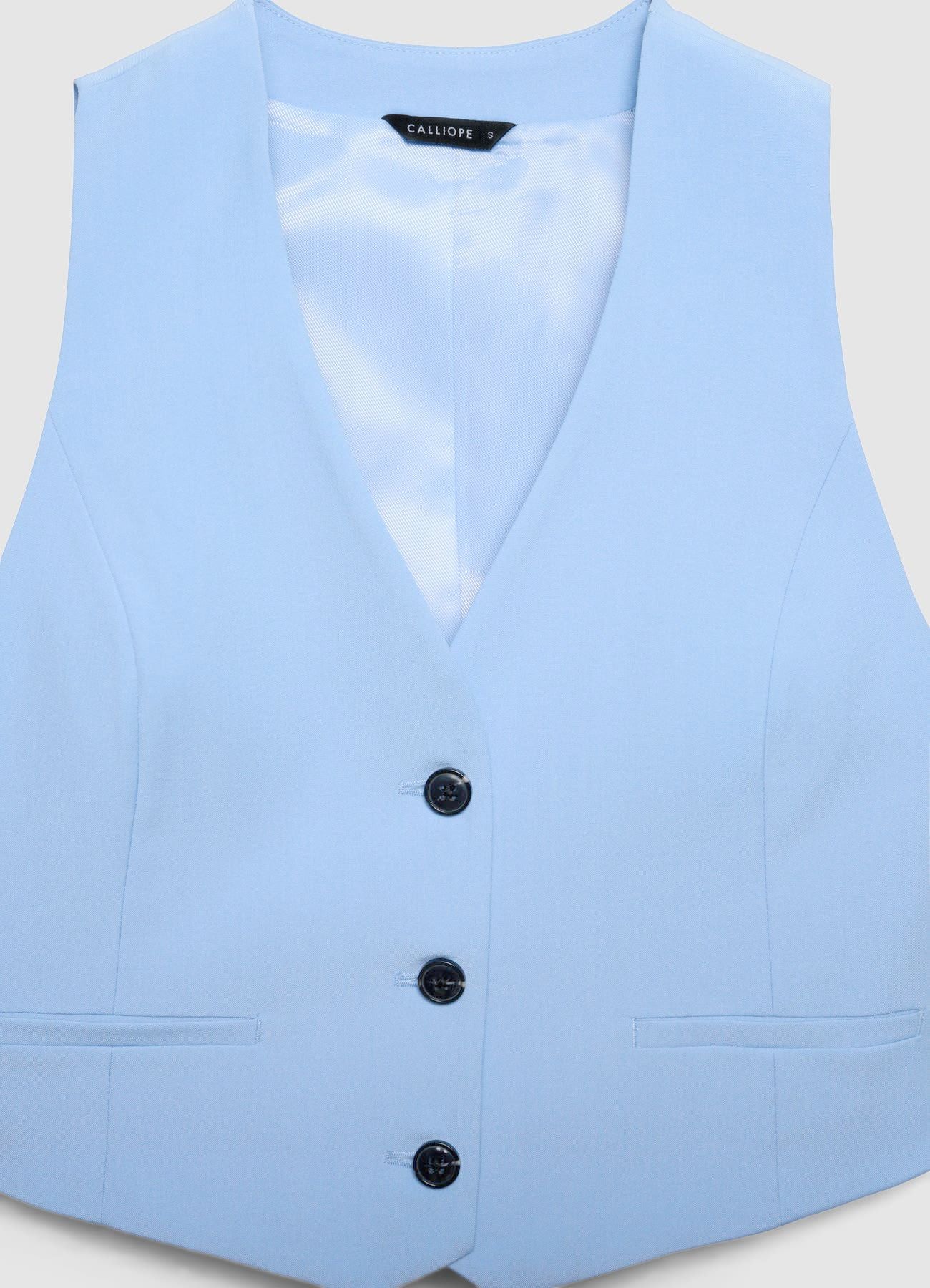 Gilet corto con bottoni - Image 5