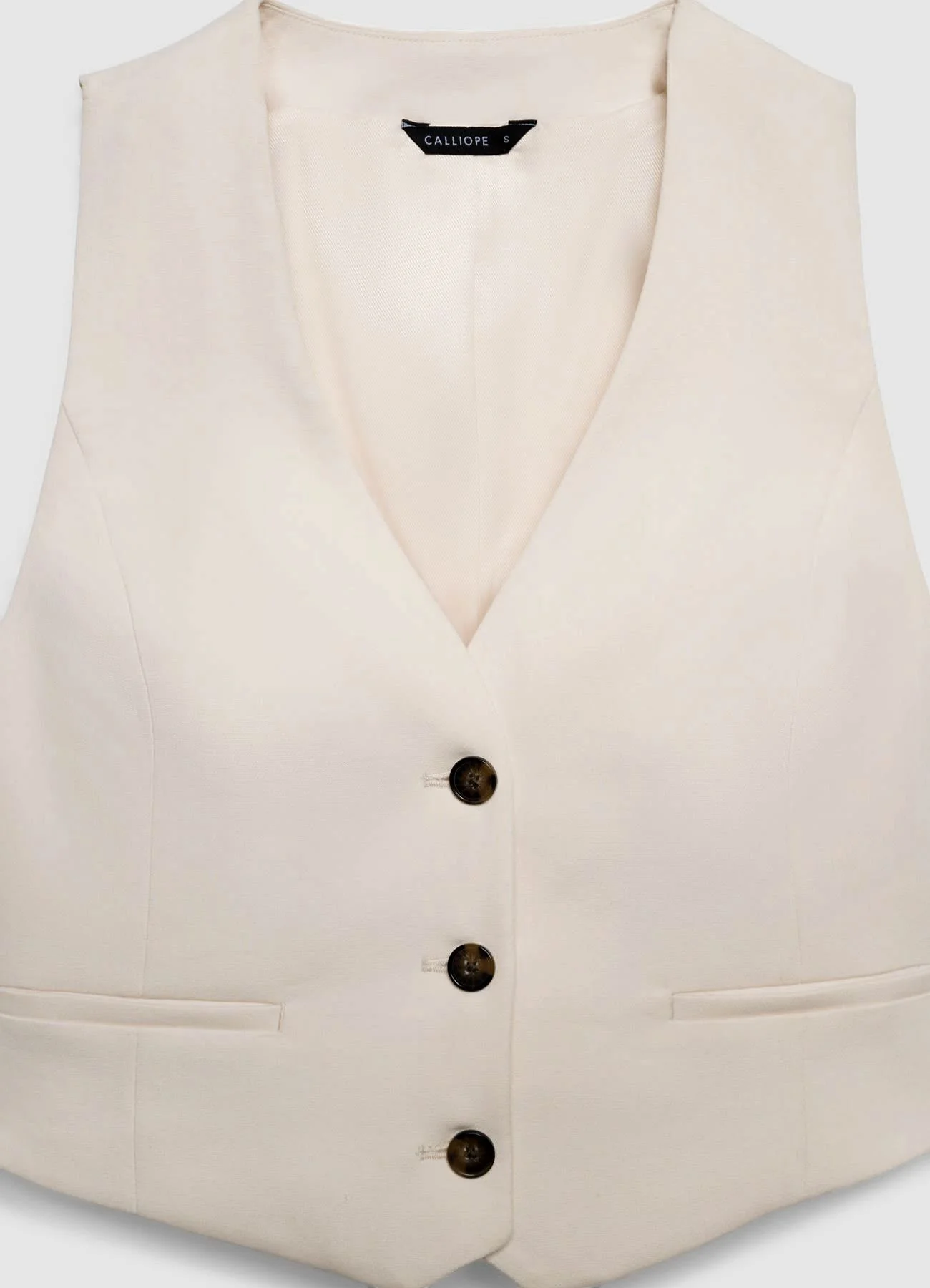 Gilet corto con bottoni - Image 5