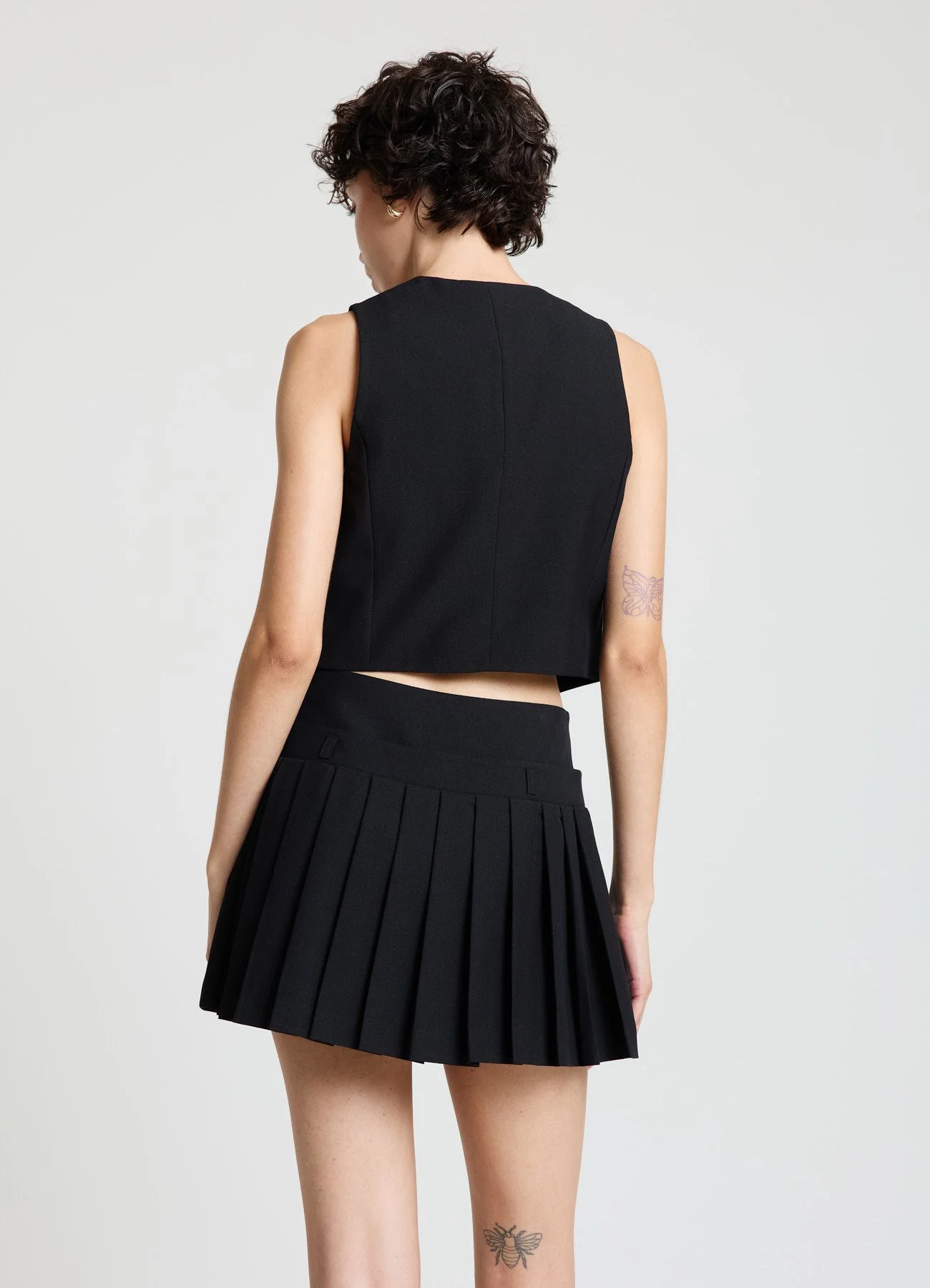 Gilet corto con bottoni - Image 3