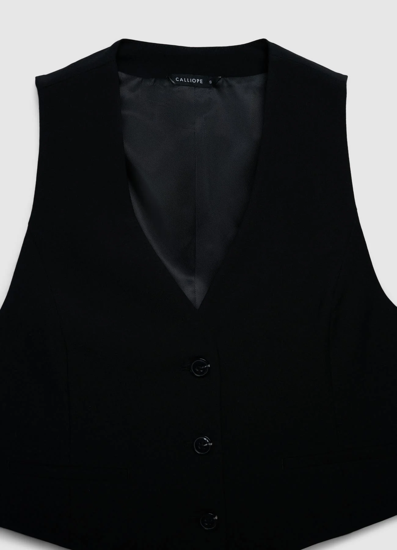 Gilet corto con bottoni - Image 5
