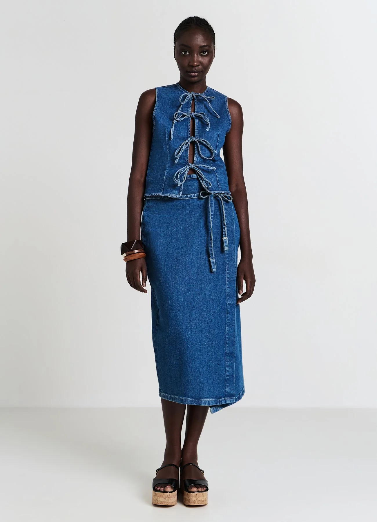 Gilet denim fiocchi - Image 2